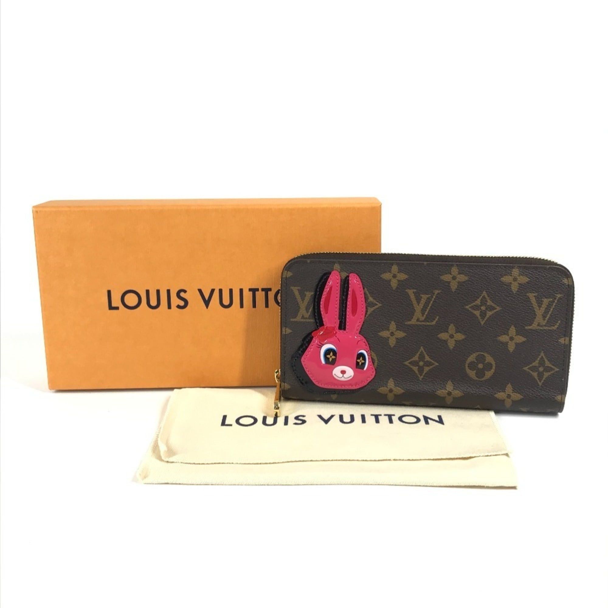 Louis Vuitton LOUIS VUITTON M83689 Monogram Nicolas Ghesquière Rabbit Zippy Wallet, Round Zip Long Canvas, Women's, Brown Size ONE SIZE - 14 Thumbnail