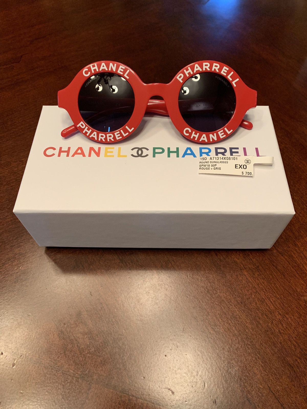 Chanel CHANEL X PHARRELL LUNETTE SUNGLASSES IN ROUGE/RED