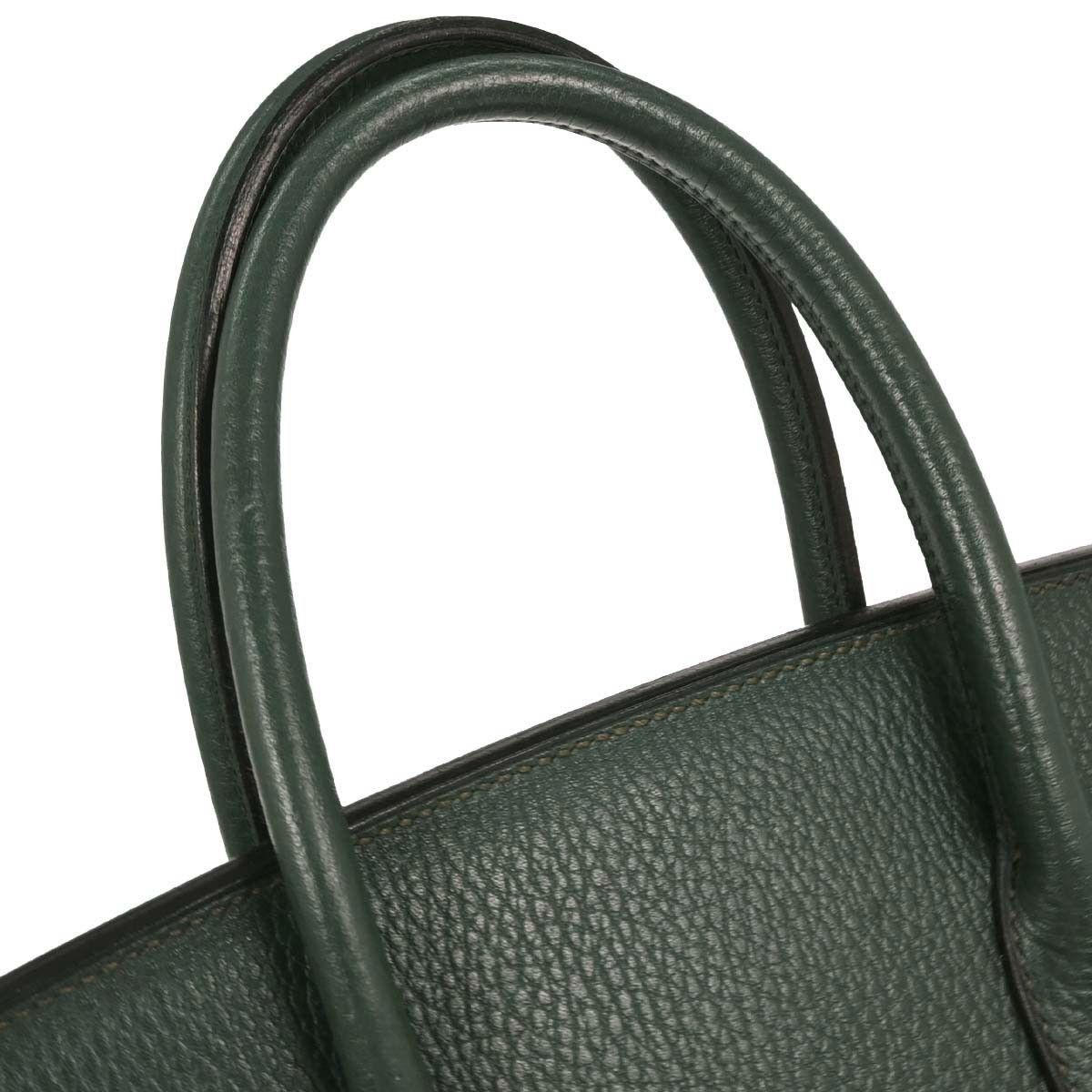 Hermes Hermes Birkin Handbag Green Ardennes with Gold Hardware Size ONE SIZE - 3 Thumbnail
