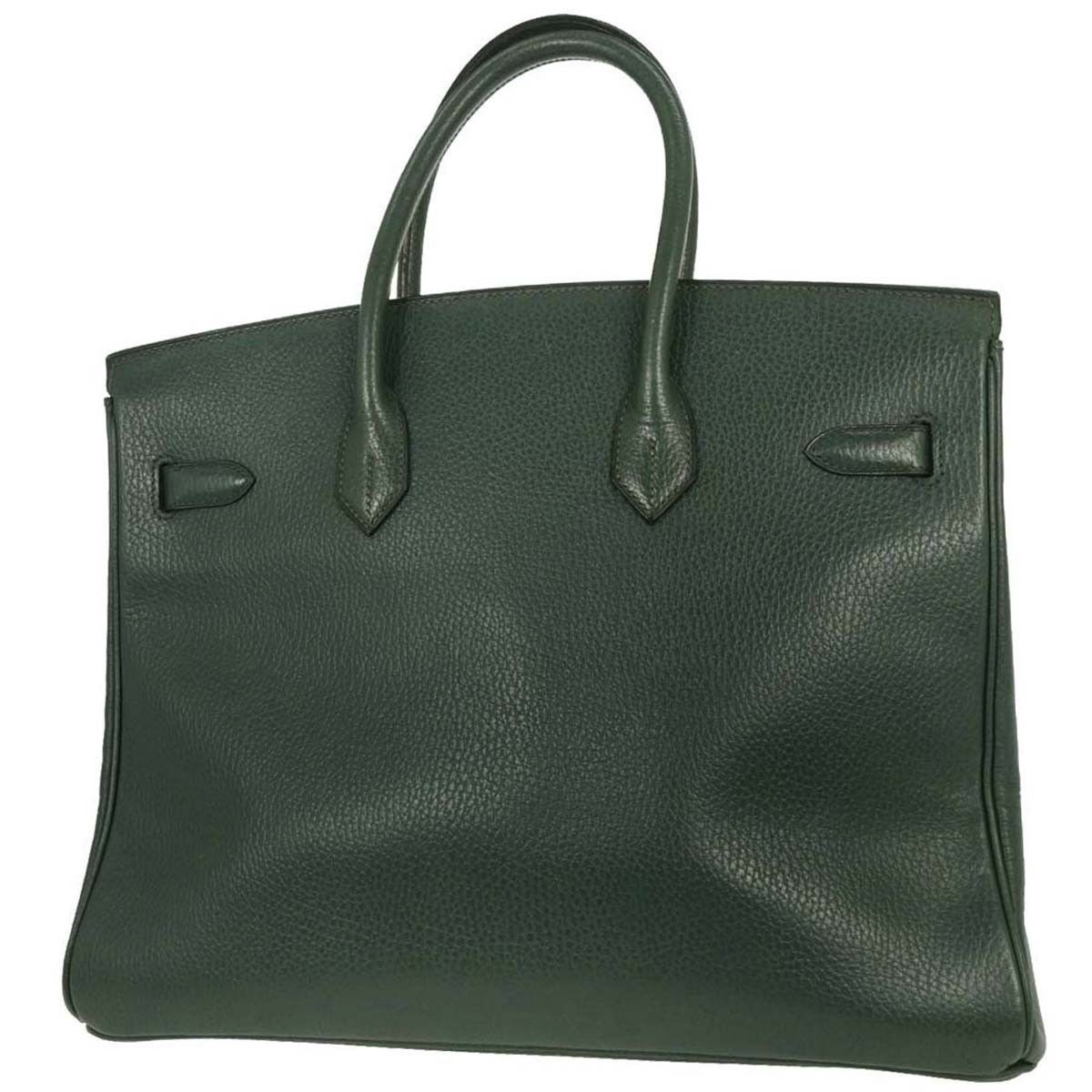 Hermes Hermes Birkin Handbag Green Ardennes with Gold Hardware Size ONE SIZE - 2 Thumbnail