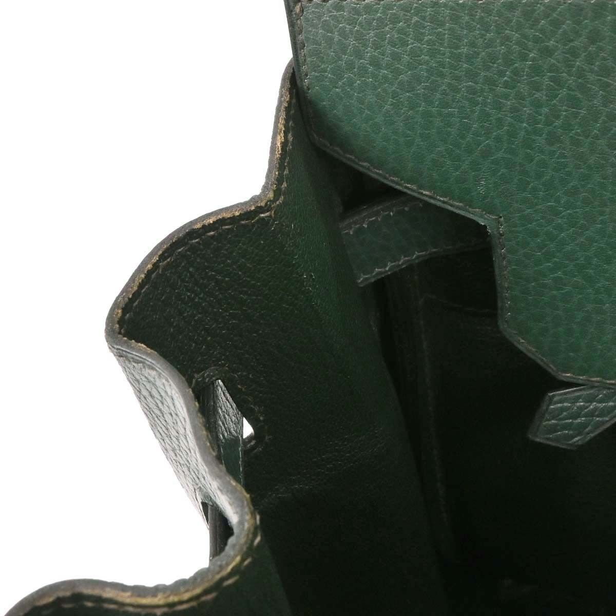 Hermes Hermes Birkin Handbag Green Ardennes with Gold Hardware Size ONE SIZE - 8 Thumbnail