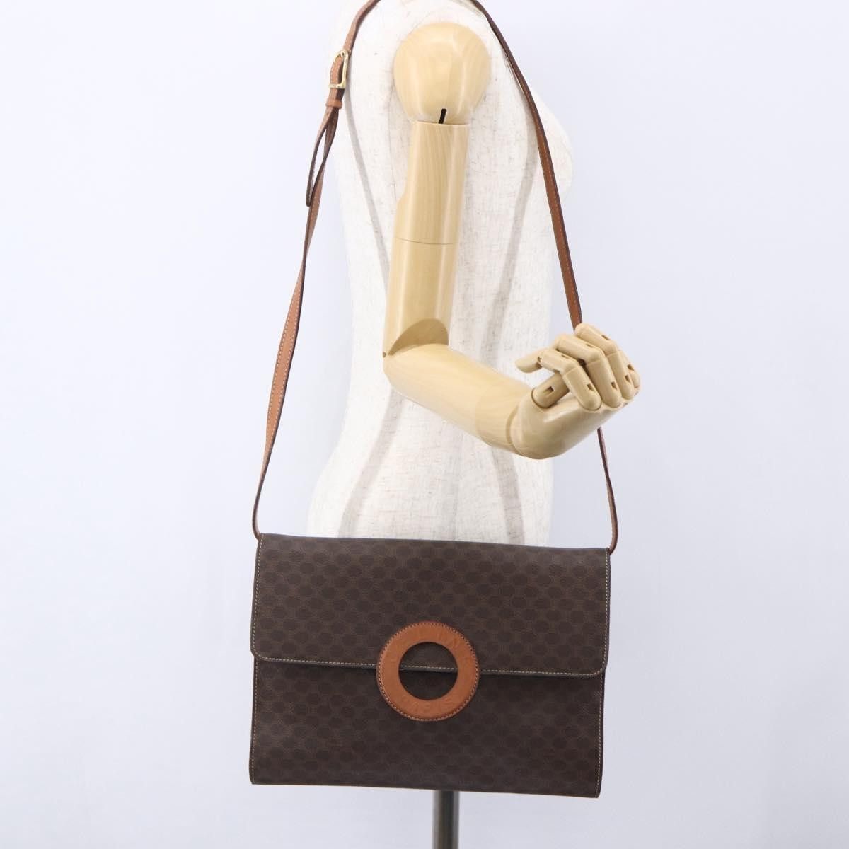 Celine Celine Vintage Macadam Circle Logo Canvas and Leather Size ONE SIZE - 12 Thumbnail