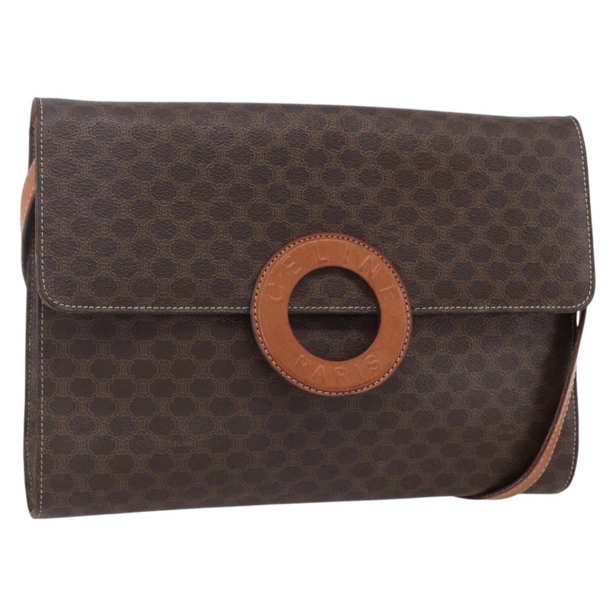 Celine Celine Vintage Macadam Circle Logo Canvas and Leather Size ONE SIZE - 16 Thumbnail