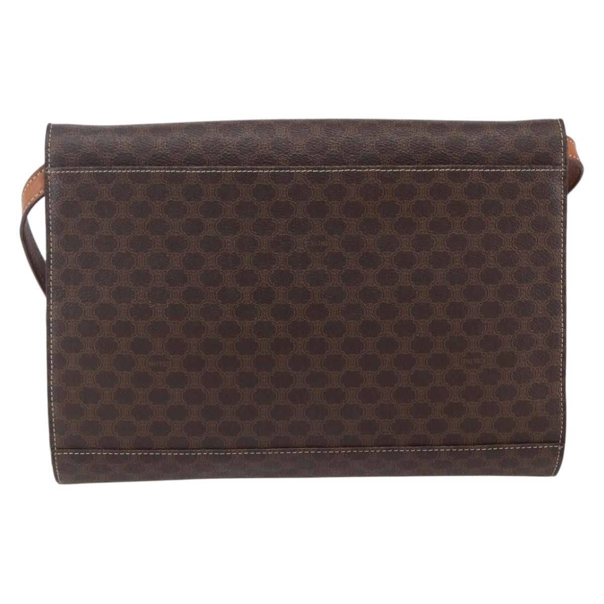 Celine Celine Vintage Macadam Circle Logo Canvas and Leather Size ONE SIZE - 2 Thumbnail