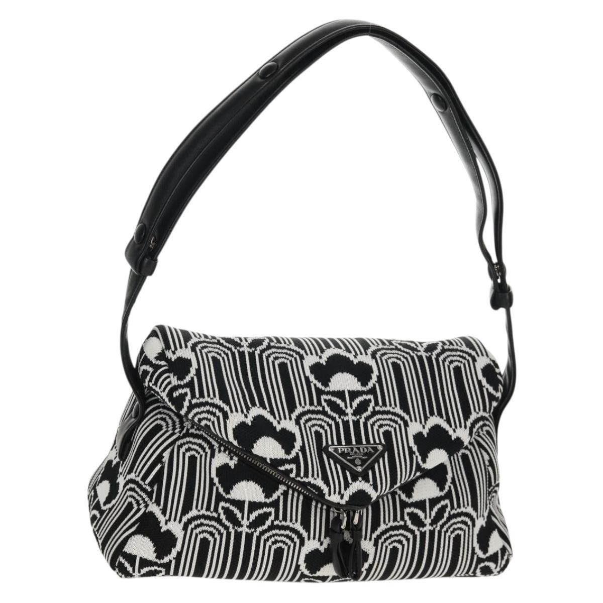 Prada Prada Signaux Shoulder Bag Jacquard Knit Size ONE SIZE - 19 Thumbnail