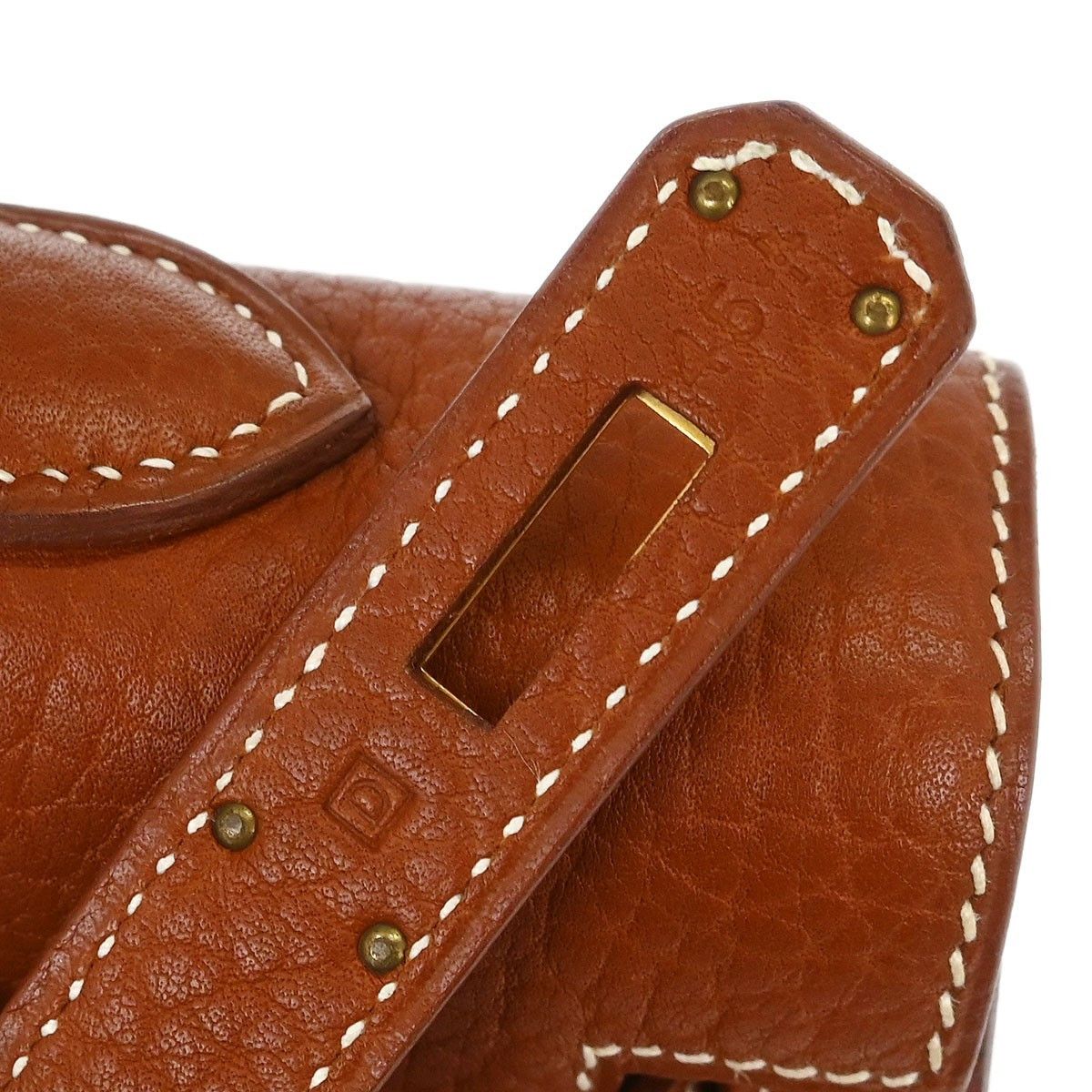 Hermes Hermes Kelly Handbag Brown Togo with Palladium Hardware Size ONE SIZE - 5 Thumbnail