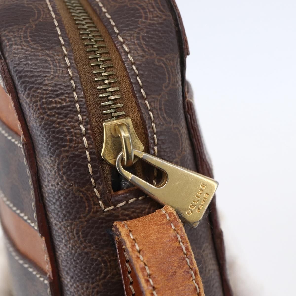 Celine Celine Vintage Macadam Canvas and Leather Size ONE SIZE - 13 Thumbnail