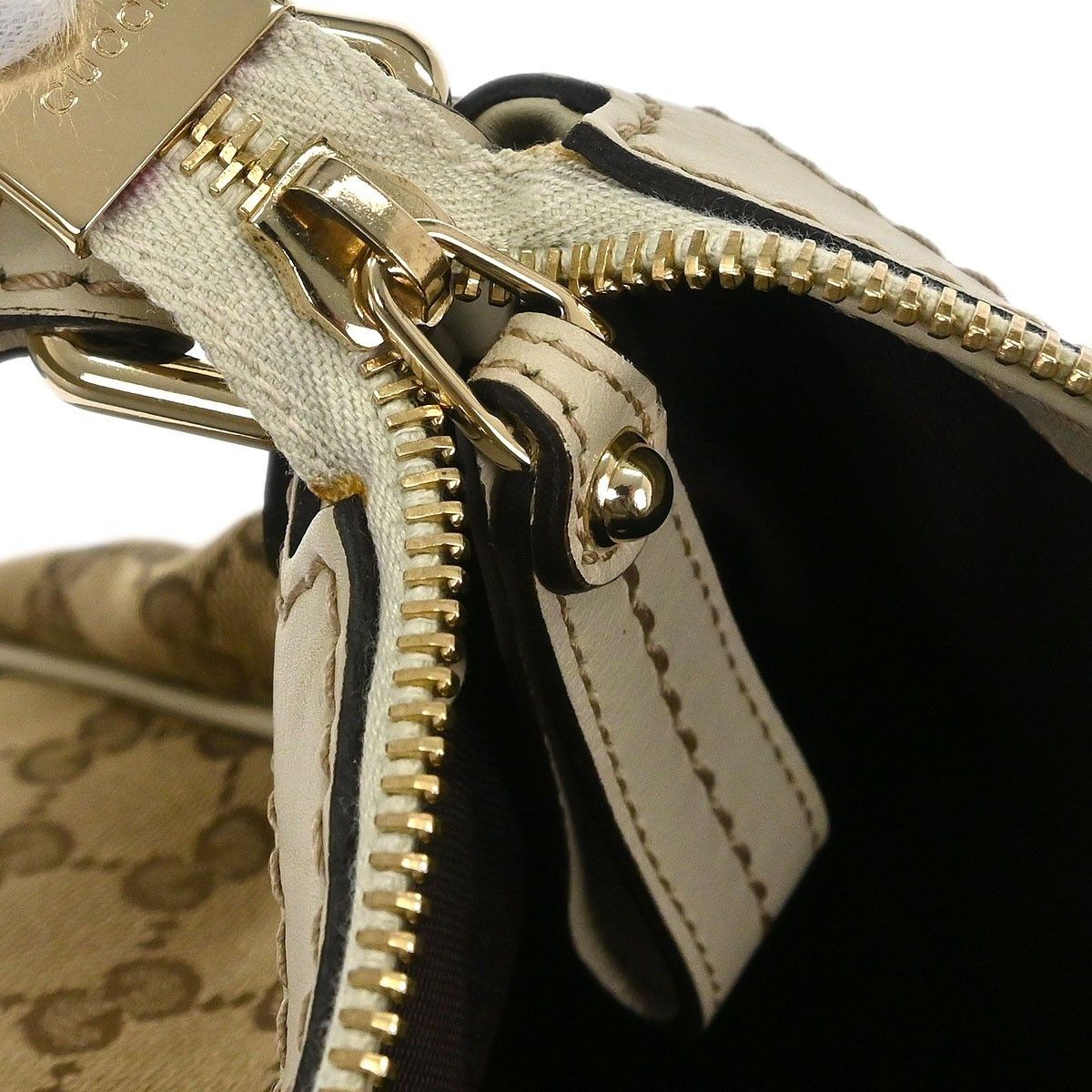 Gucci Gucci Sukey Hobo GG Canvas with Leather Size ONE SIZE - 10 Thumbnail