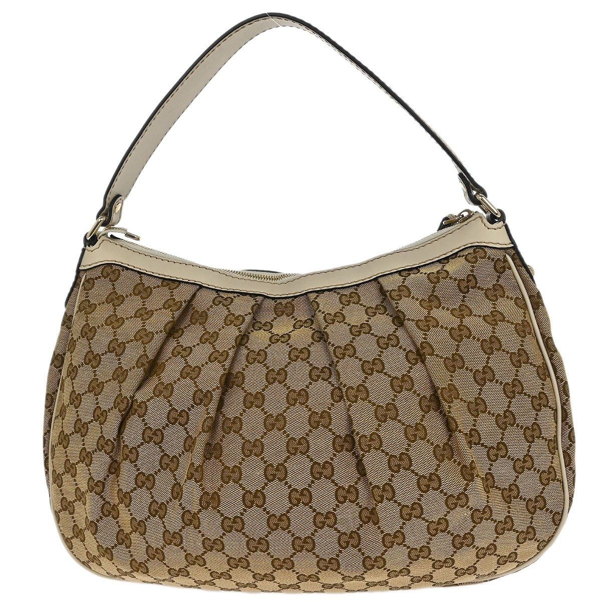 Gucci Gucci Sukey Hobo GG Canvas with Leather Size ONE SIZE - 2 Thumbnail