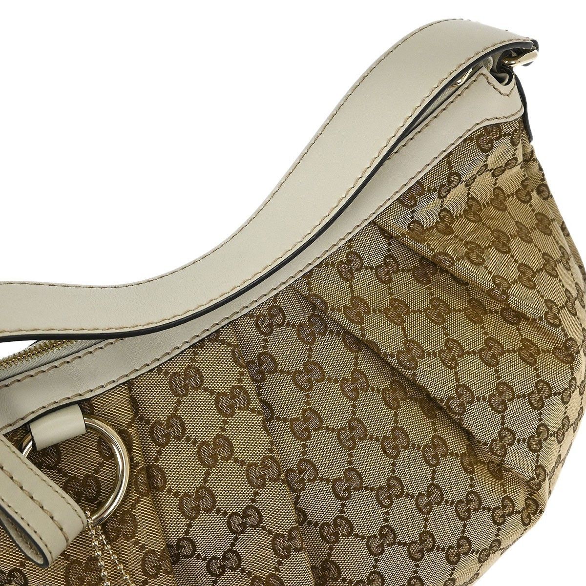 Gucci Gucci Sukey Hobo GG Canvas with Leather Size ONE SIZE - 6 Thumbnail