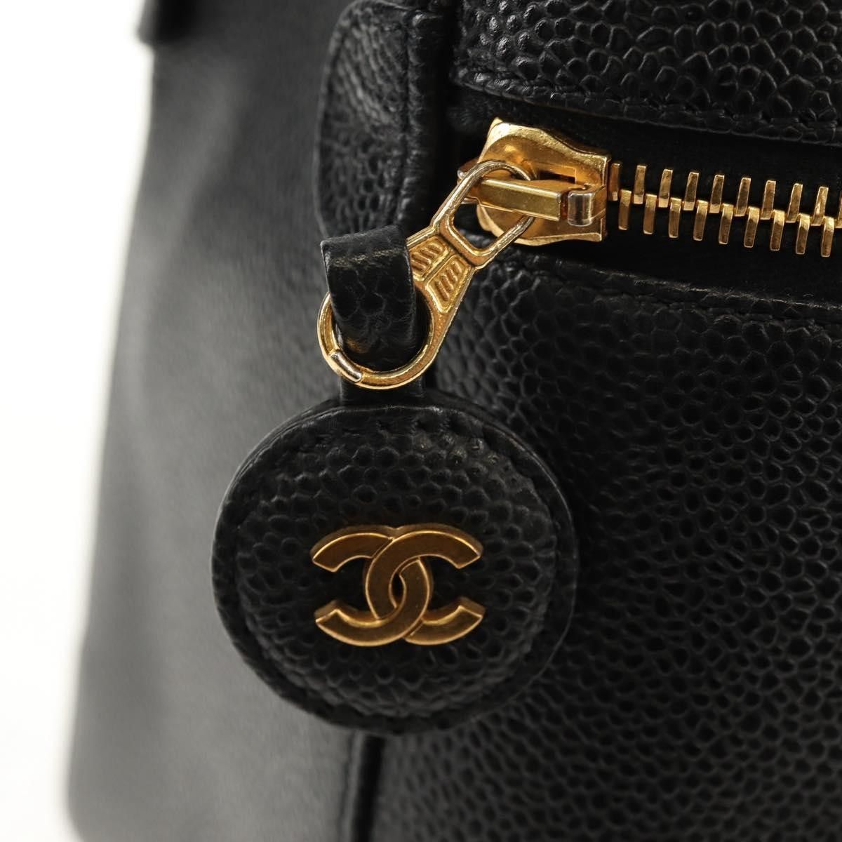 Chanel Chanel Vintage Timeless Cosmetic Case Caviar Size ONE SIZE - 13 Thumbnail