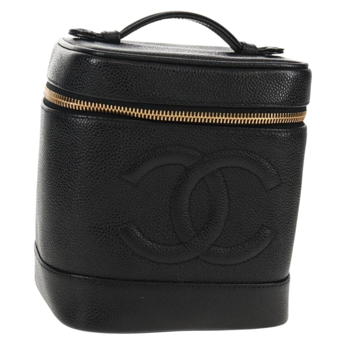 Chanel Chanel Vintage Timeless Cosmetic Case Caviar Size ONE SIZE - 20 Thumbnail