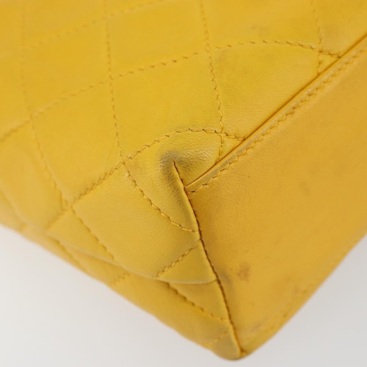 Chanel Chanel Vintage CC Fold Over Shoulder Bag Quilted Lambskin Size ONE SIZE - 11 Thumbnail