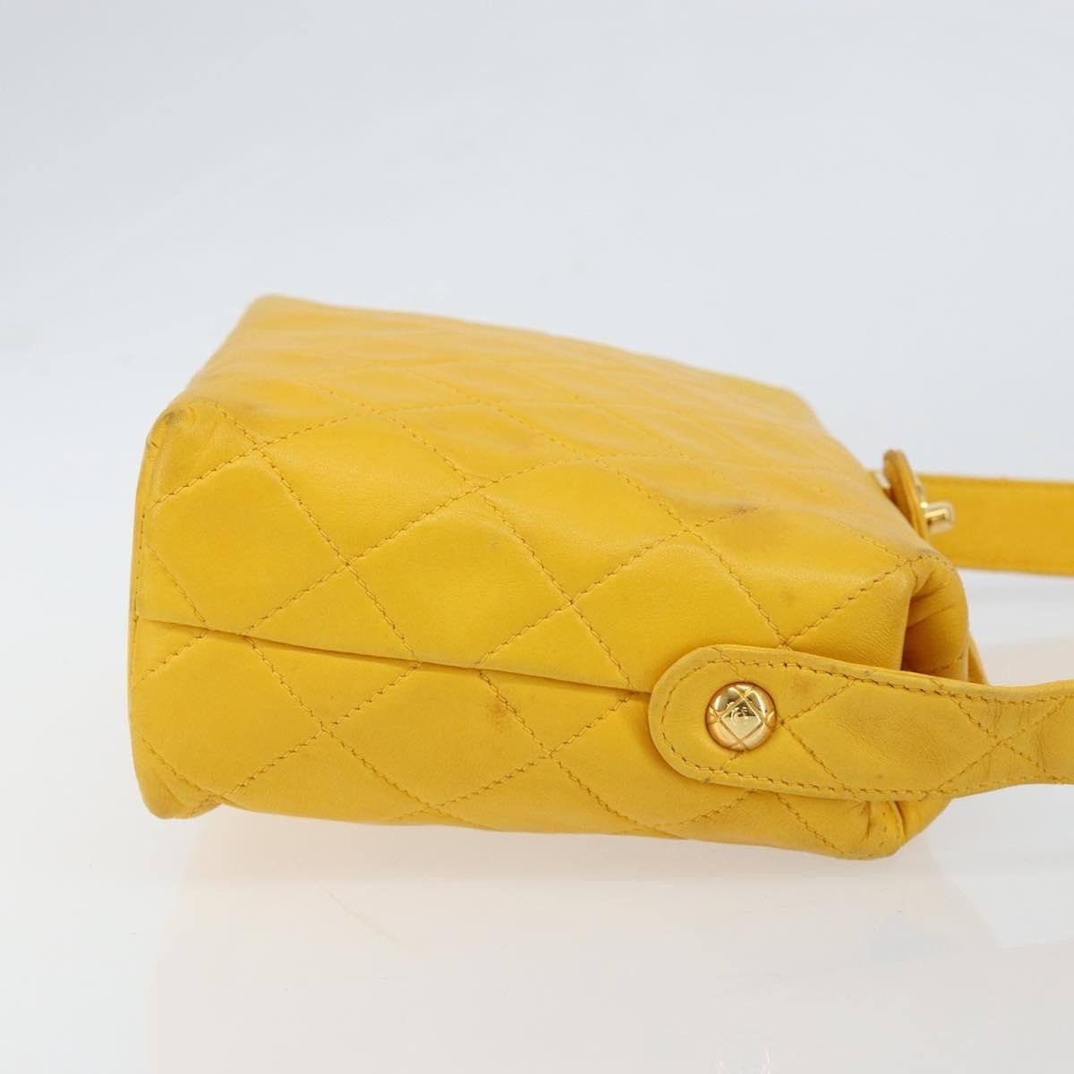 Chanel Chanel Vintage CC Fold Over Shoulder Bag Quilted Lambskin Size ONE SIZE - 3 Thumbnail