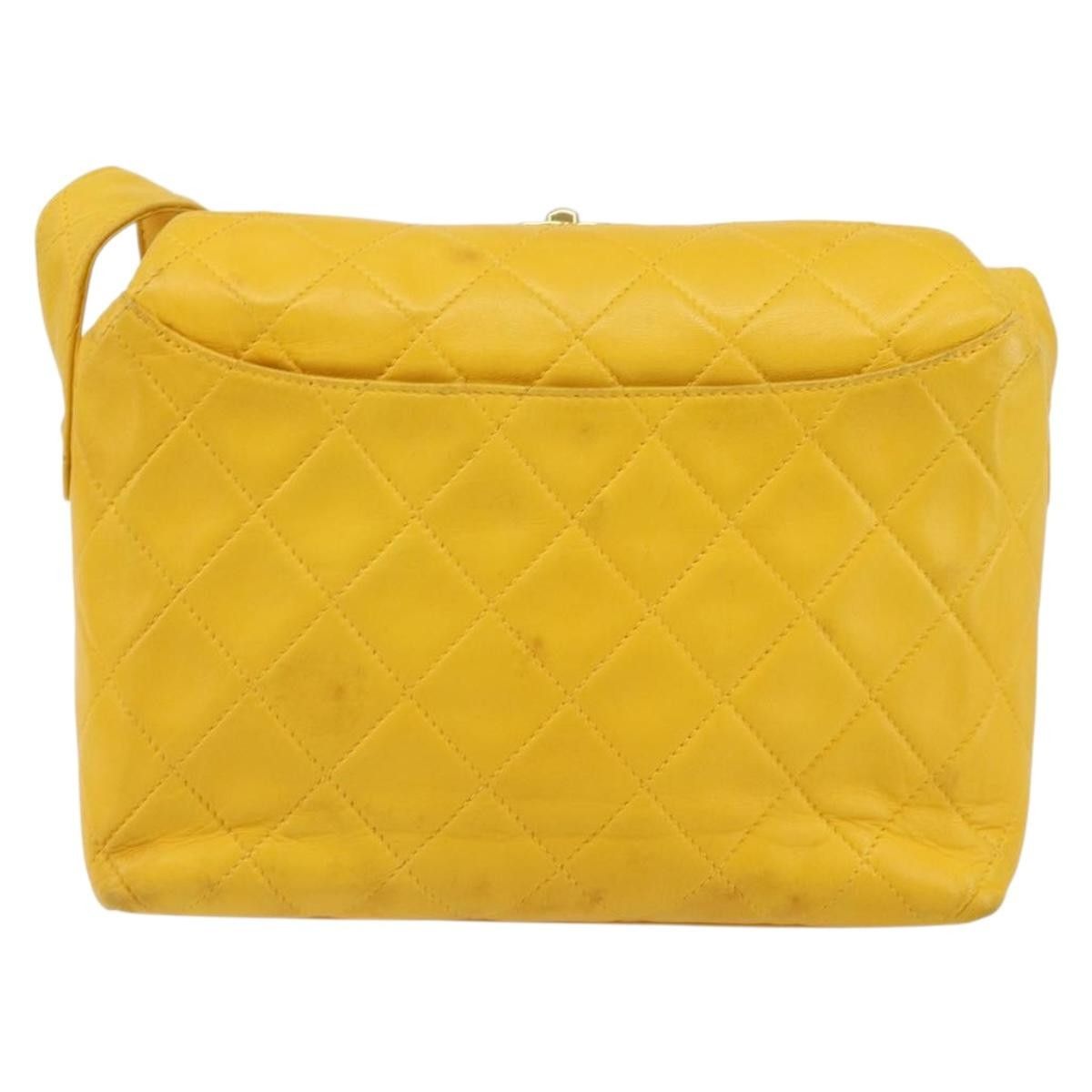 Chanel Chanel Vintage CC Fold Over Shoulder Bag Quilted Lambskin Size ONE SIZE - 2 Thumbnail