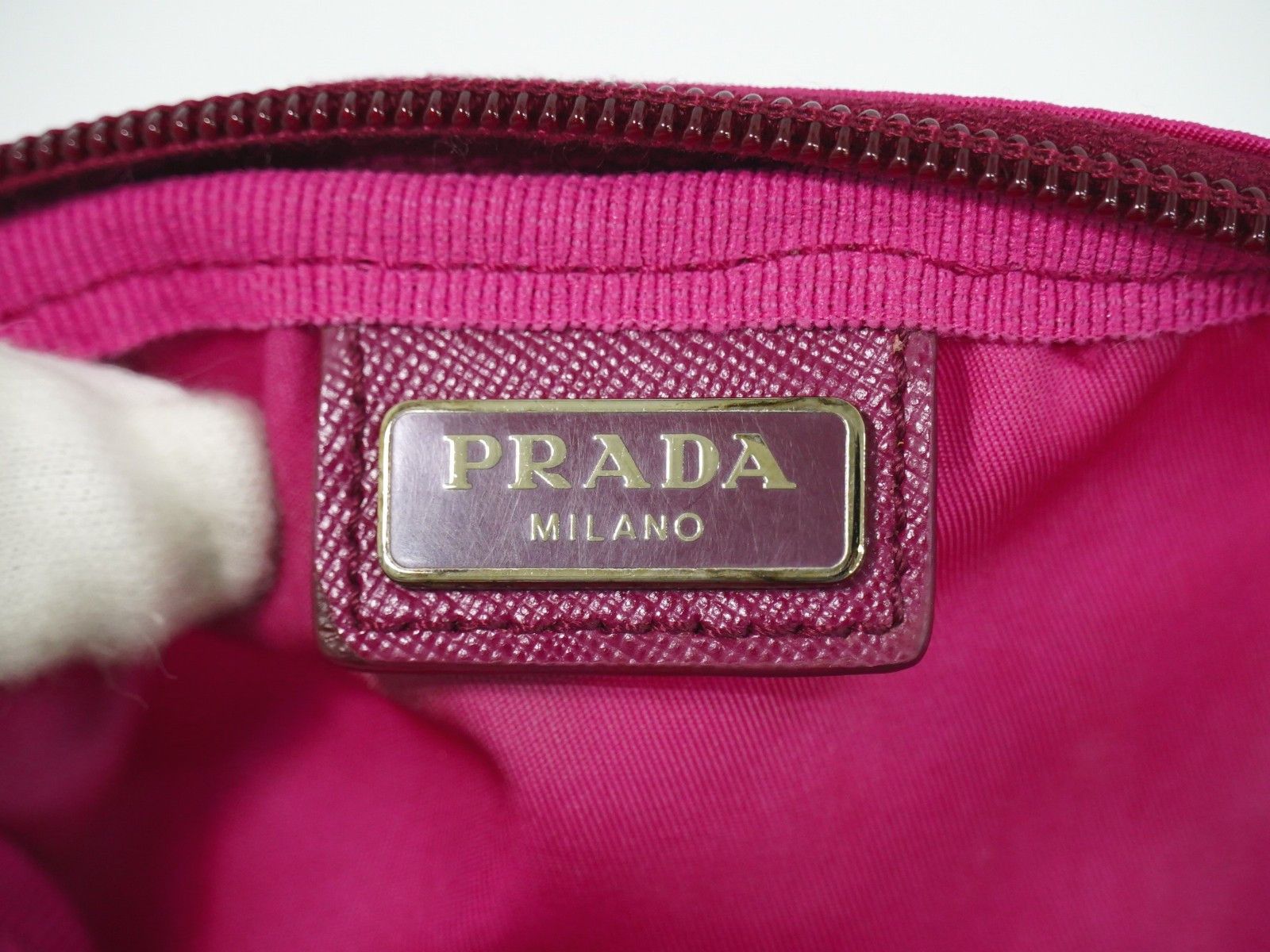 Prada Prada Zip Around Pouch Tessuto Size ONE SIZE - 5 Thumbnail