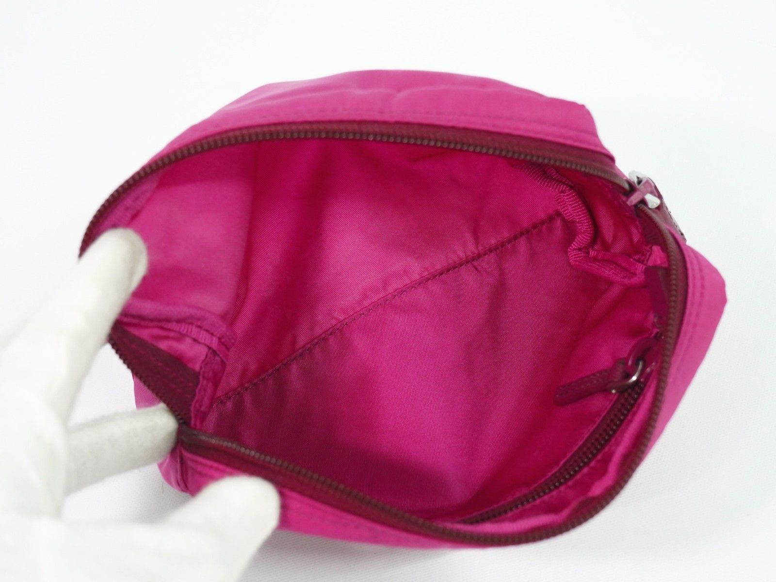 Prada Prada Zip Around Pouch Tessuto Size ONE SIZE - 4 Thumbnail