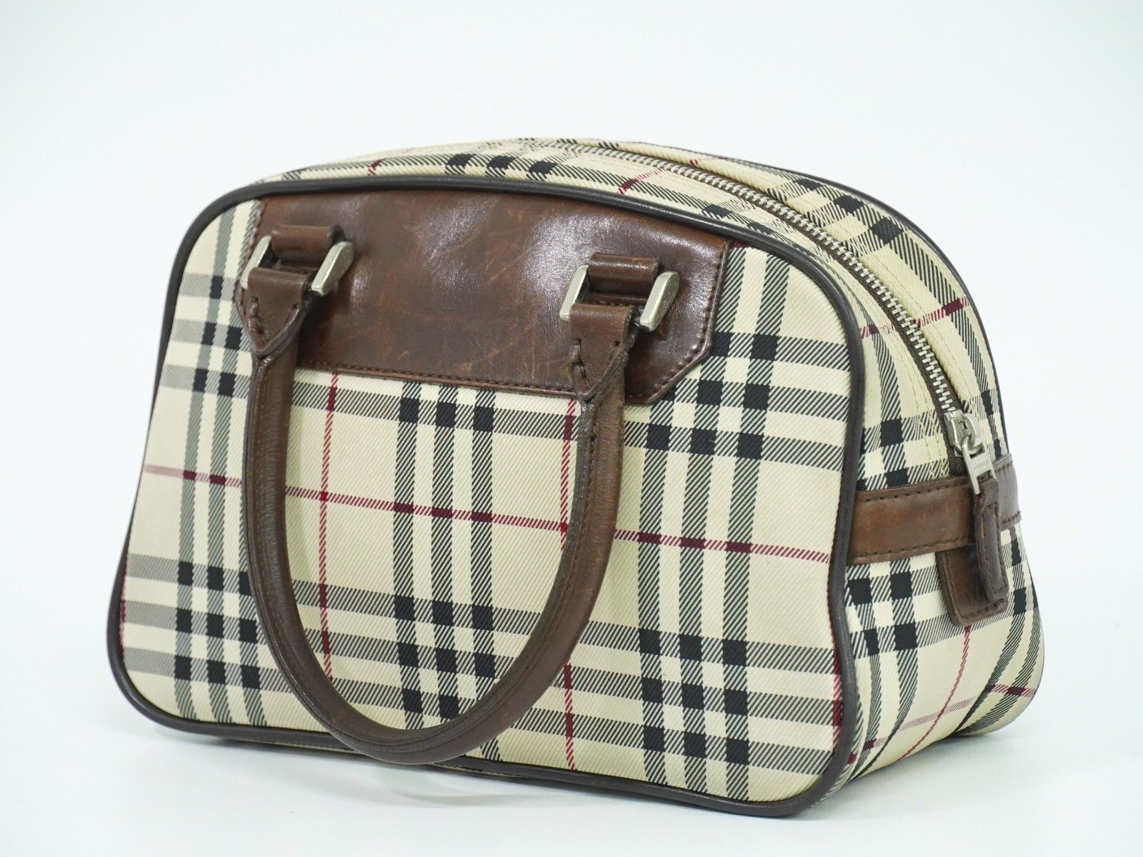 Burberry Burberry Nova Check Handbag Nova Check Canvas and leather Size ONE SIZE - 2 Thumbnail