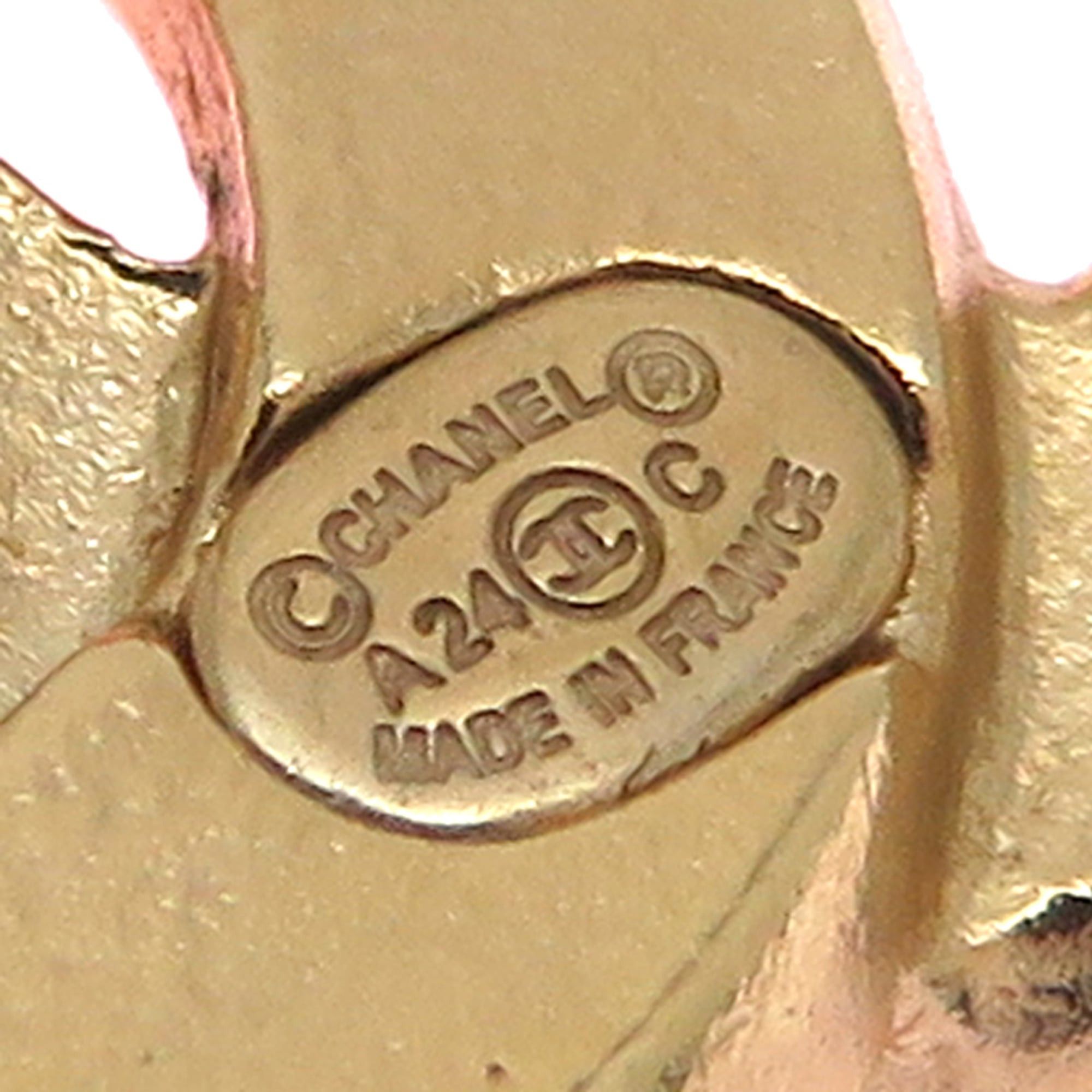 Chanel Chanel Coco Mark Women's Earrings GP Size ONE SIZE - 6 Thumbnail
