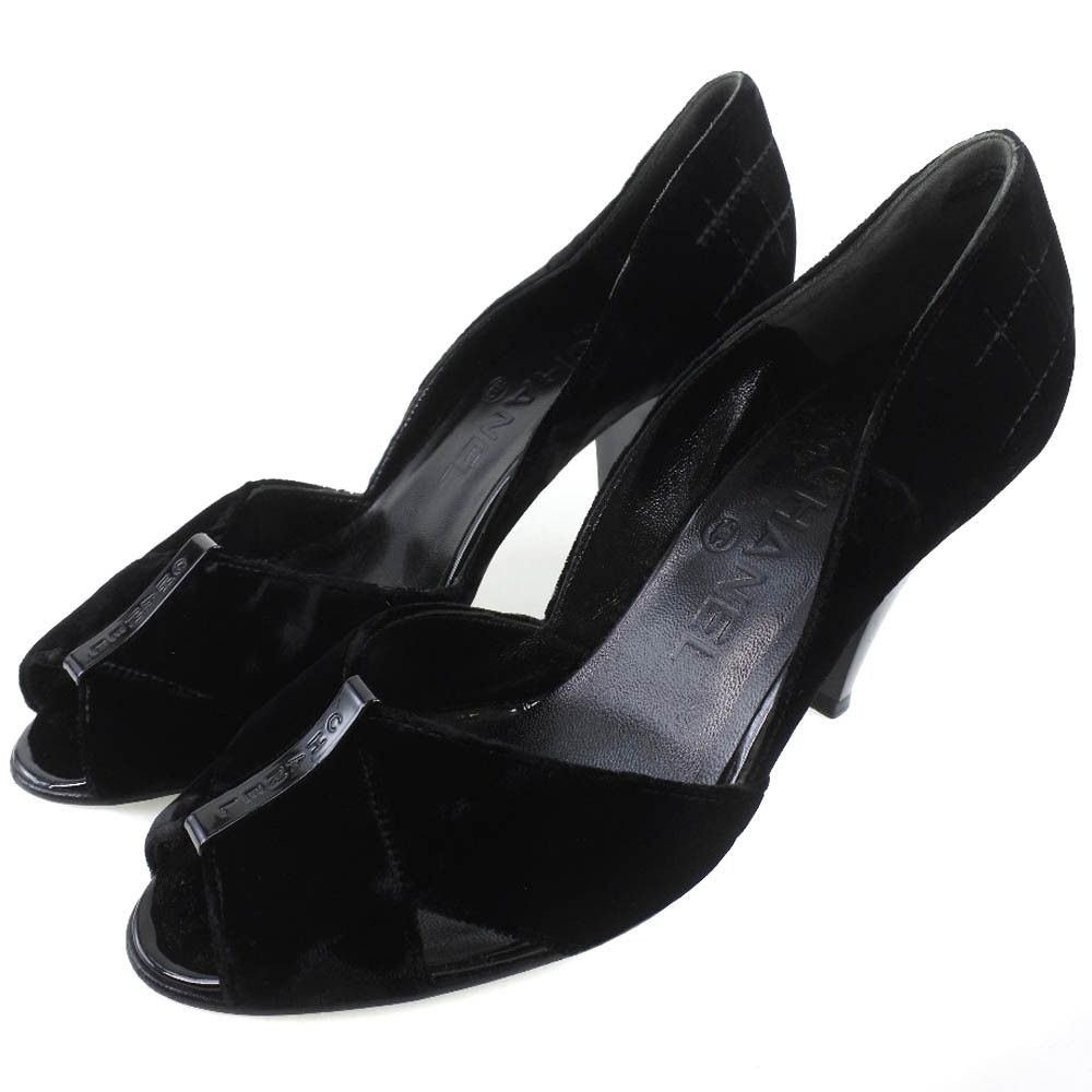 Chanel Chanel Chanel Leather Pumps Leather Shoes DUTY FREE for USA Size ONE SIZE - 2 Thumbnail