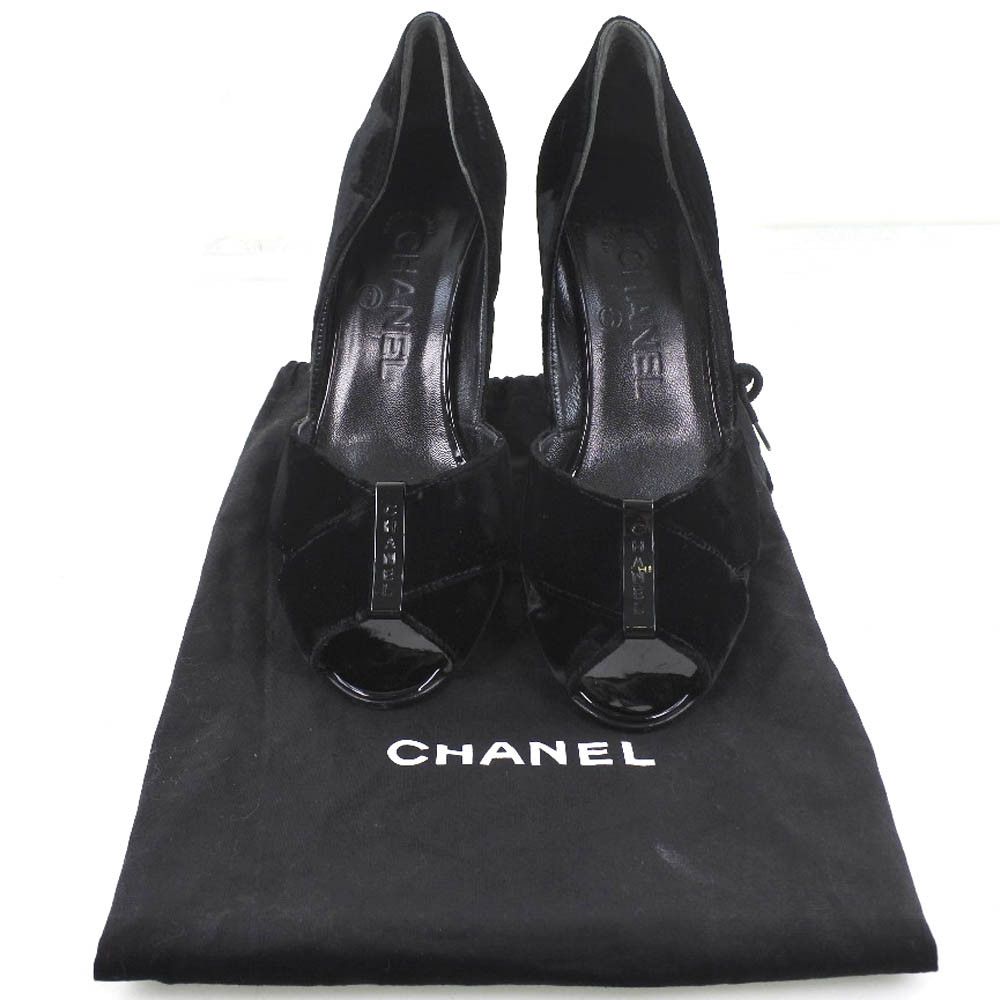 Chanel Chanel Chanel Leather Pumps Leather Shoes DUTY FREE for USA Size ONE SIZE - 10 Thumbnail