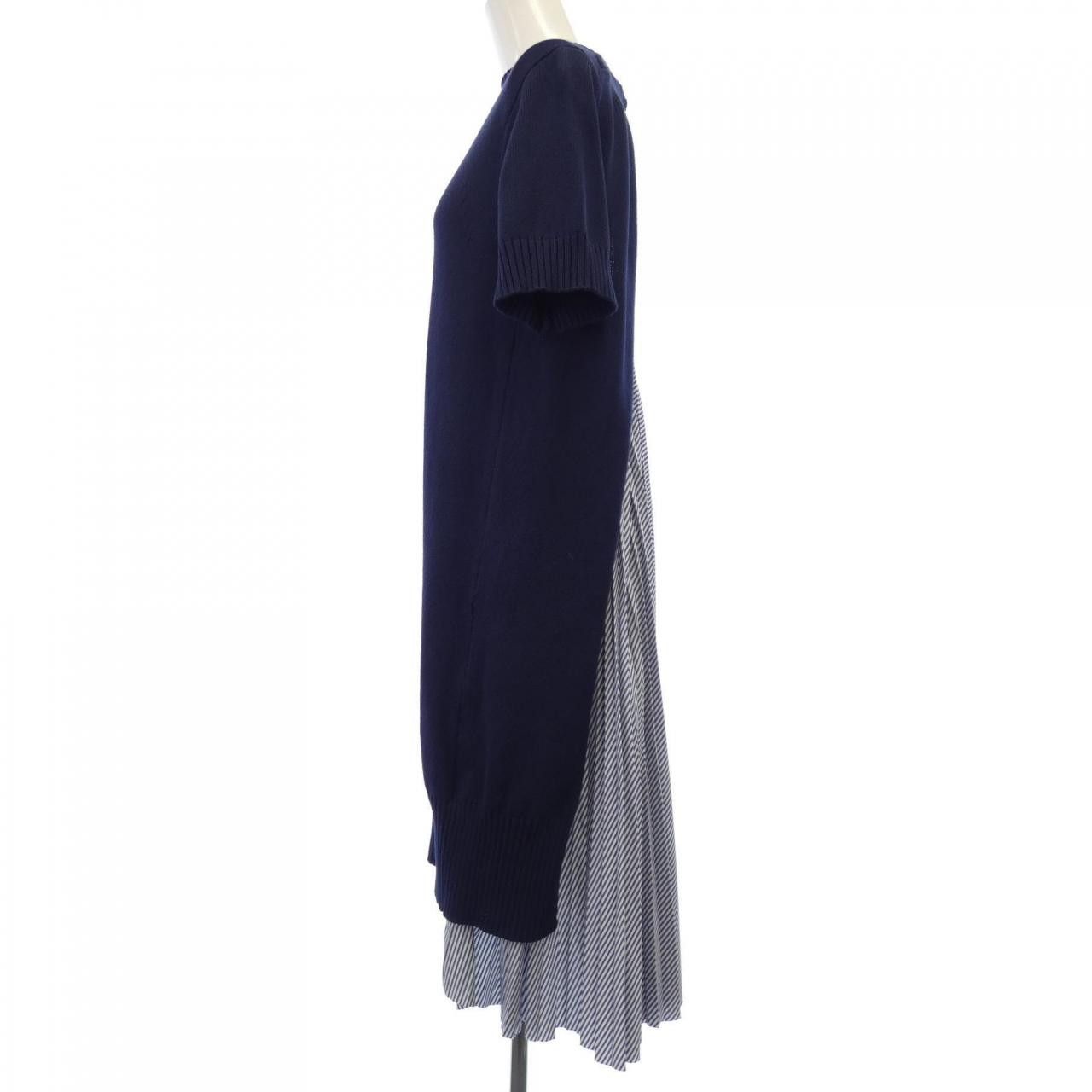 Sacai Sacai Sacai Dress Cotton Dresses 19-04303 DUTY FREE for USA Size ONE SIZE - 7 Thumbnail
