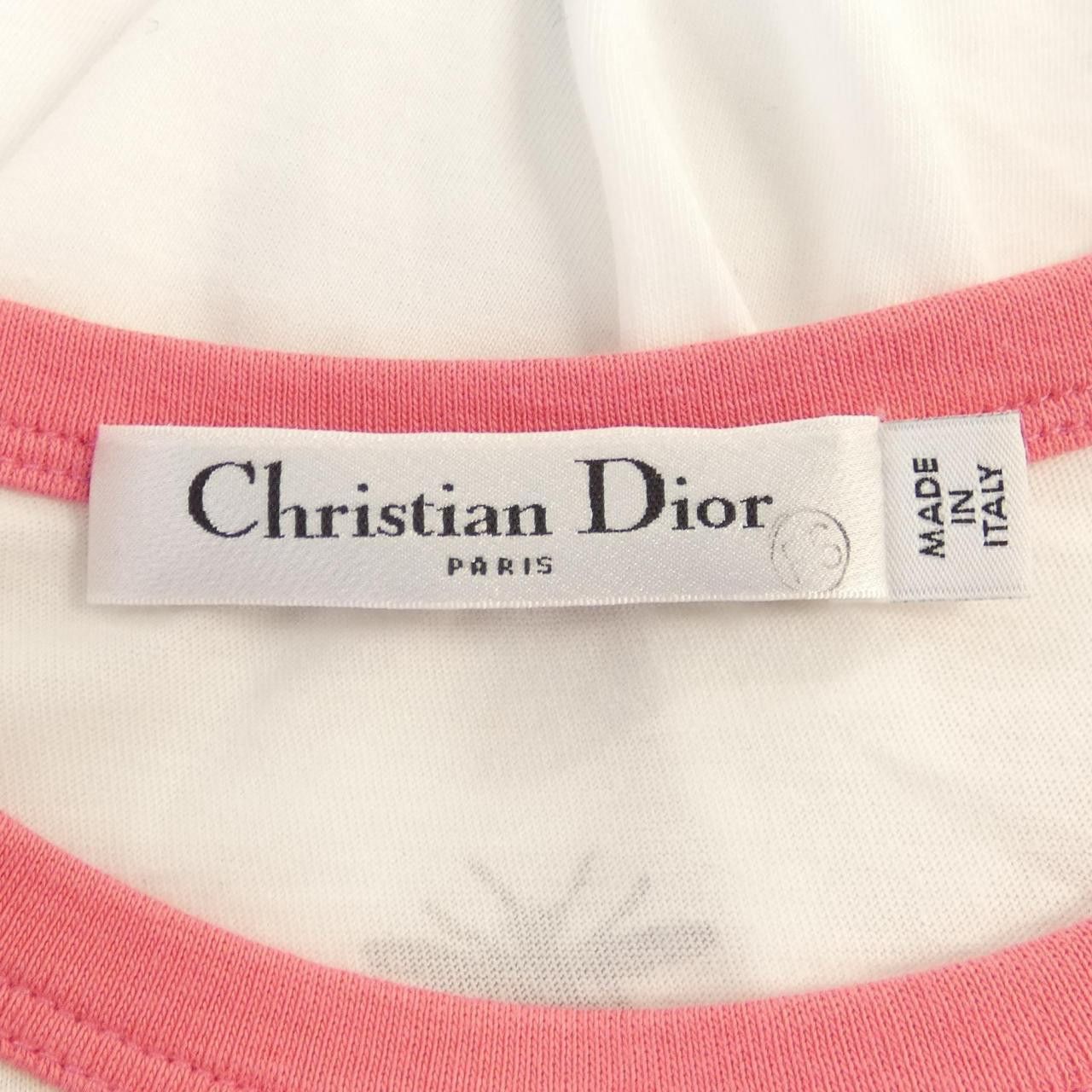 Dior Dior Christian Dior T-shirt Cotton T-Shirts 223T18A4499 DUTY FREE for USA Size ONE SIZE - 4 Thumbnail