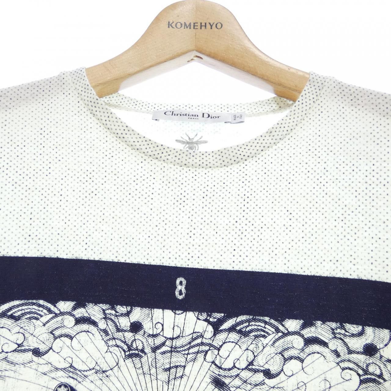 Dior Dior Christian Dior T-shirt T-shirt Cotton T-Shirts 013T03WK437 DUTY FREE for USA Size ONE SIZE - 5 Thumbnail