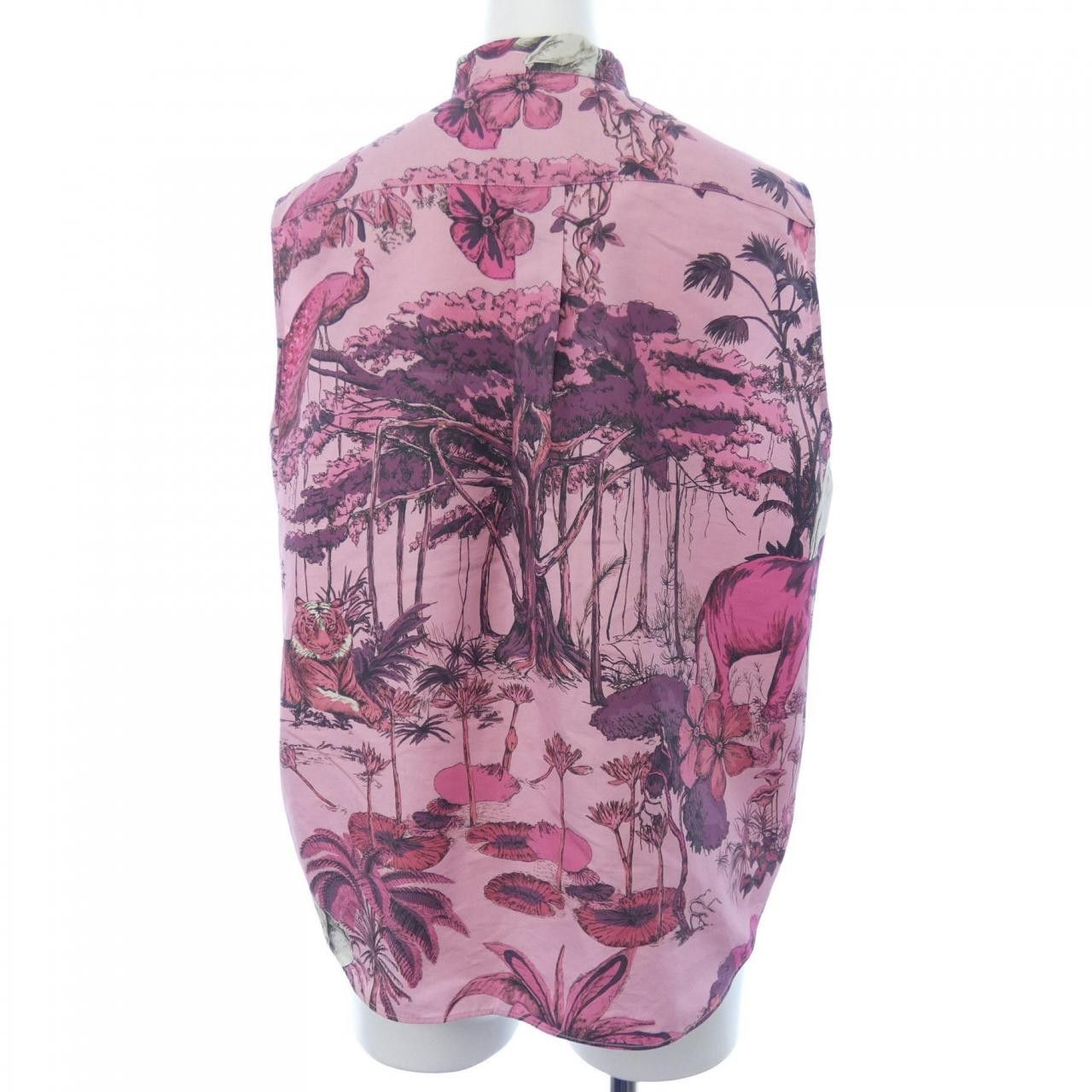 Dior Dior Christian Dior S/S Shirt Cotton Tops 341B41A3797 DUTY FREE for USA Size ONE SIZE - 2 Thumbnail