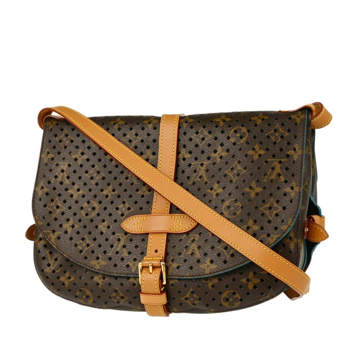 Louis Vuitton Louis Vuitton Flore Saumur Handbag Perforated Monogram Canvas Size ONE SIZE - 2 Thumbnail