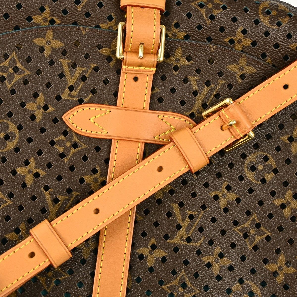 Louis Vuitton Louis Vuitton Flore Saumur Handbag Perforated Monogram Canvas Size ONE SIZE - 9 Thumbnail
