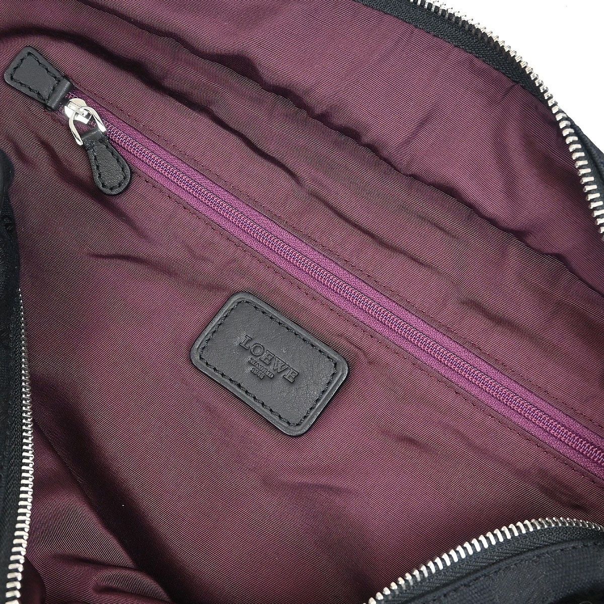 Loewe Loewe Amazona Leather and Jacquard Canvas Size ONE SIZE - 4 Thumbnail