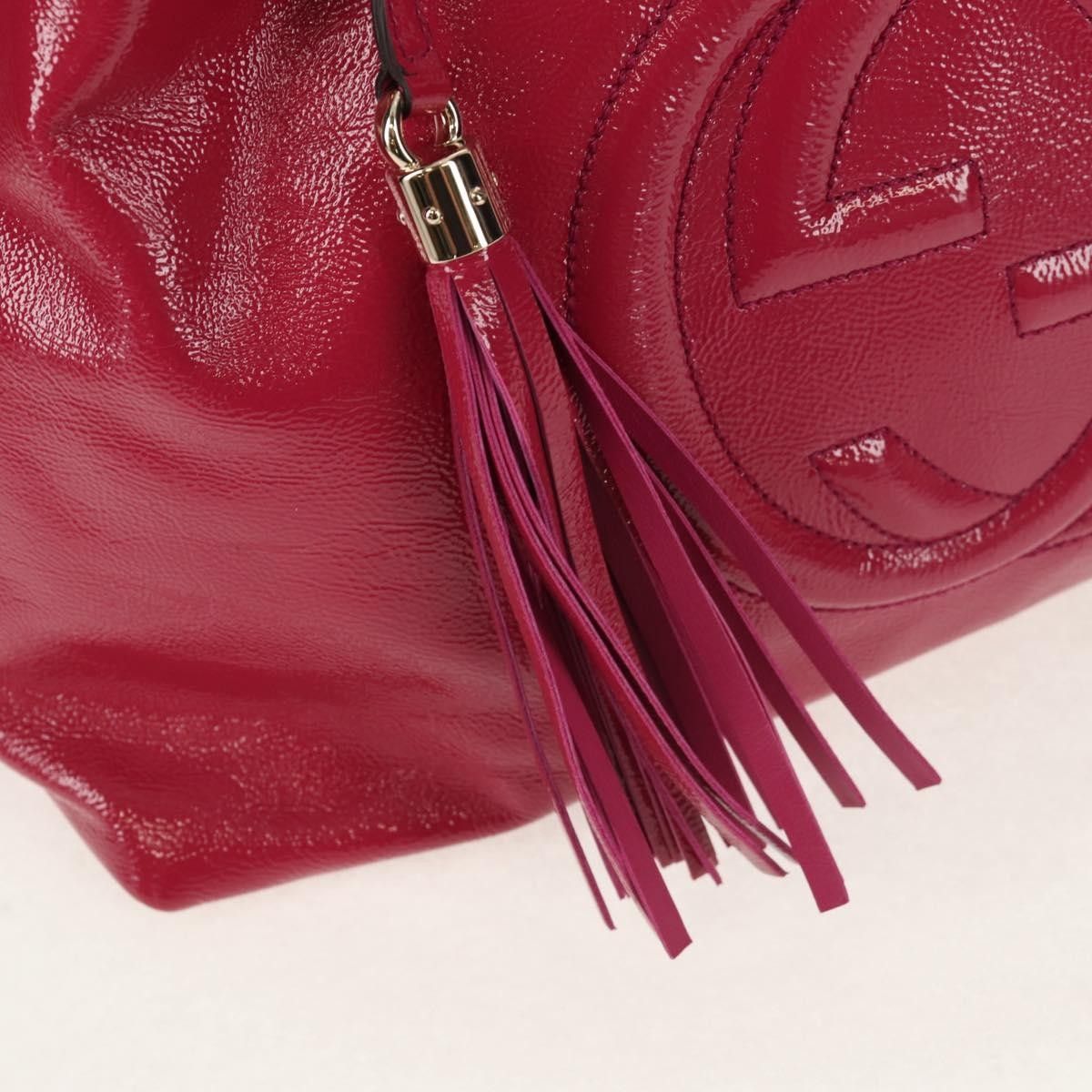 Gucci Gucci Soho Chain Strap Shoulder Bag Patent Size ONE SIZE - 18 Thumbnail