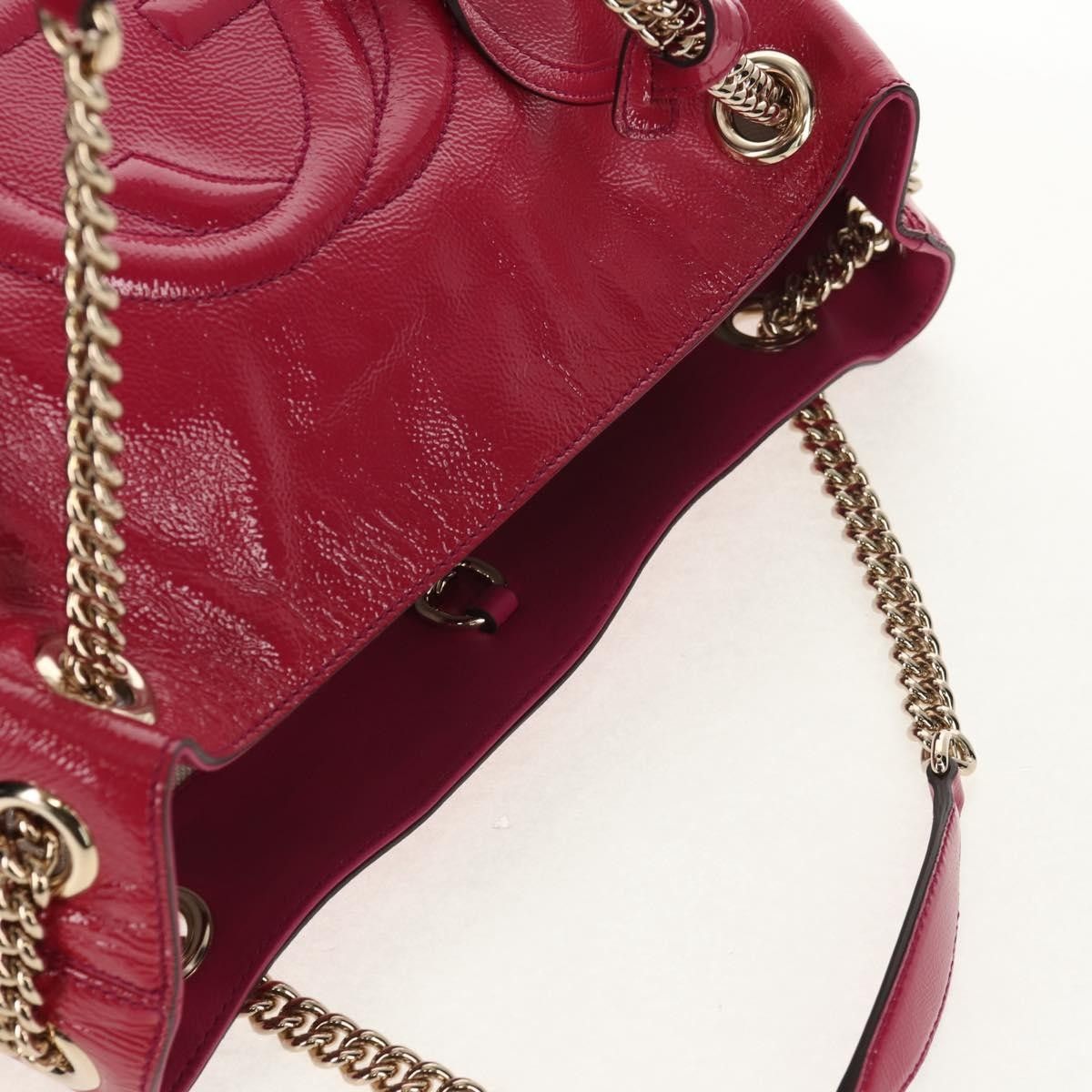 Gucci Gucci Soho Chain Strap Shoulder Bag Patent Size ONE SIZE - 17 Thumbnail