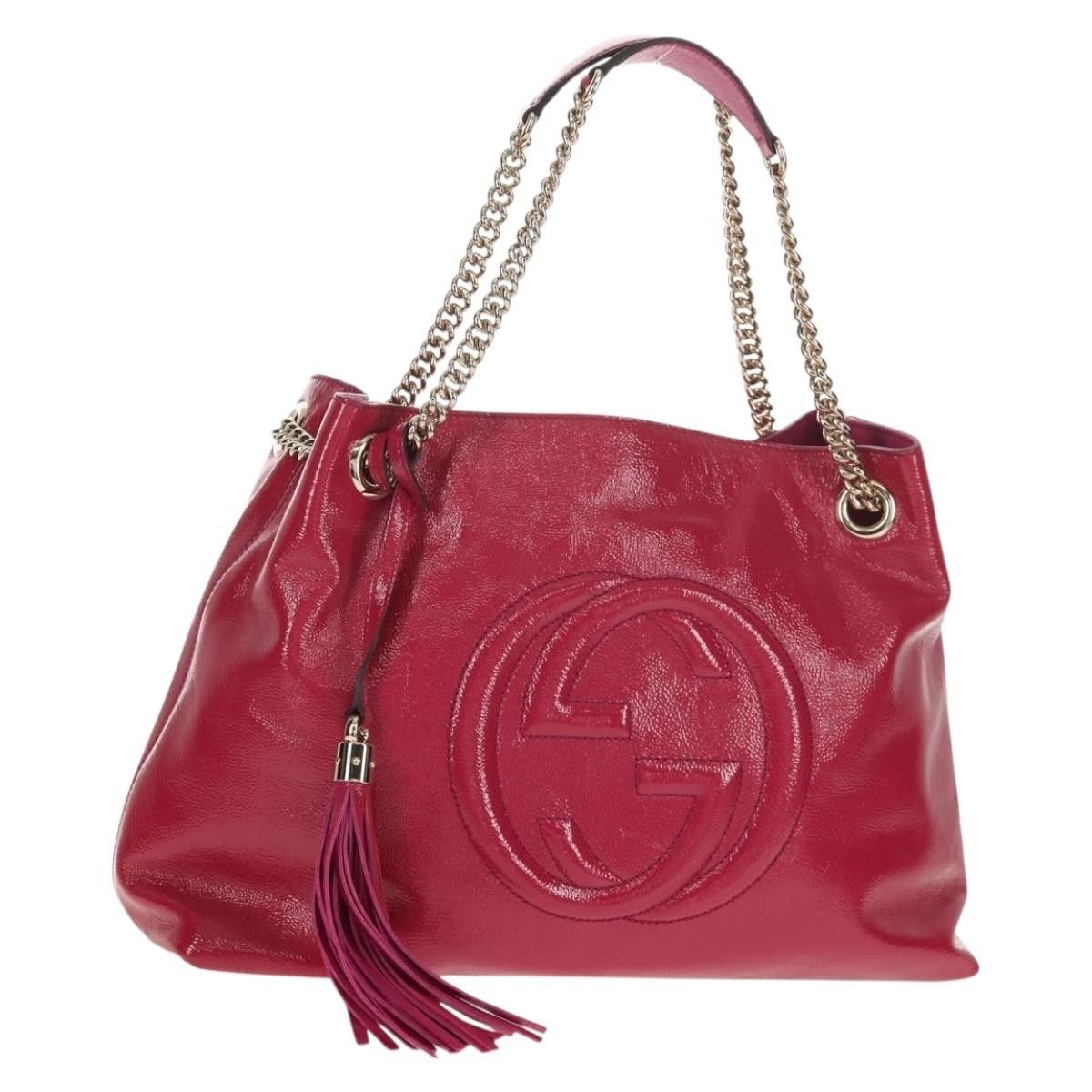 Gucci Gucci Soho Chain Strap Shoulder Bag Patent Size ONE SIZE - 23 Thumbnail