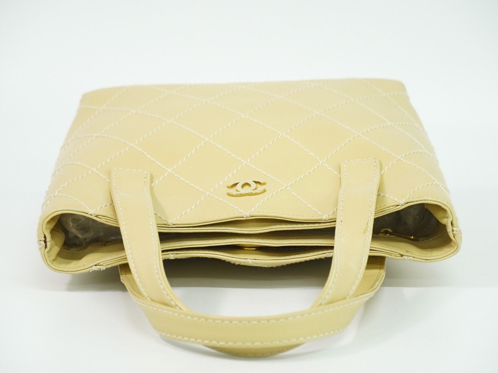 Chanel Chanel Surpique Tote Quilted Leather Size ONE SIZE - 11 Thumbnail
