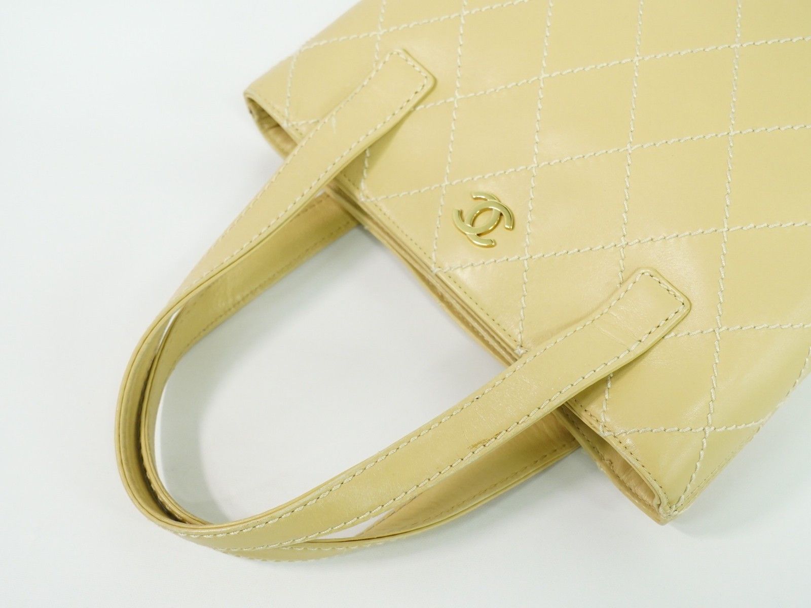 Chanel Chanel Surpique Tote Quilted Leather Size ONE SIZE - 7 Thumbnail