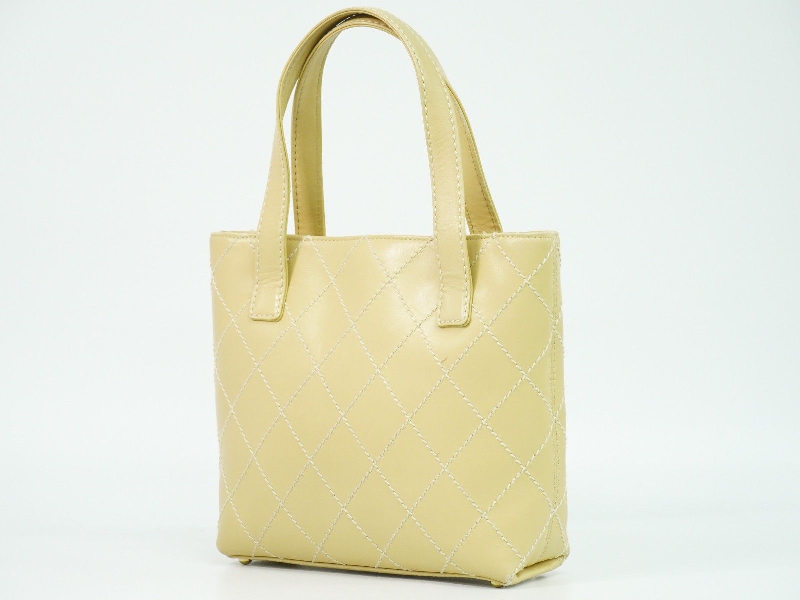 Chanel Chanel Surpique Tote Quilted Leather Size ONE SIZE - 2 Thumbnail