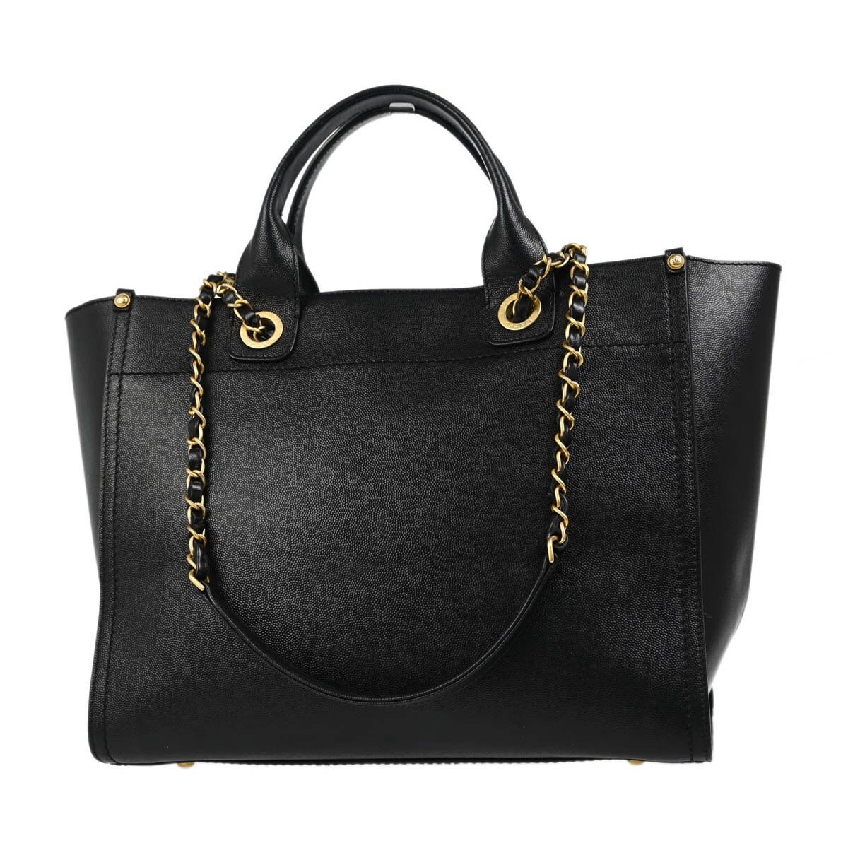 Chanel Chanel Deauville Tote Studded Caviar Size ONE SIZE - 2 Thumbnail