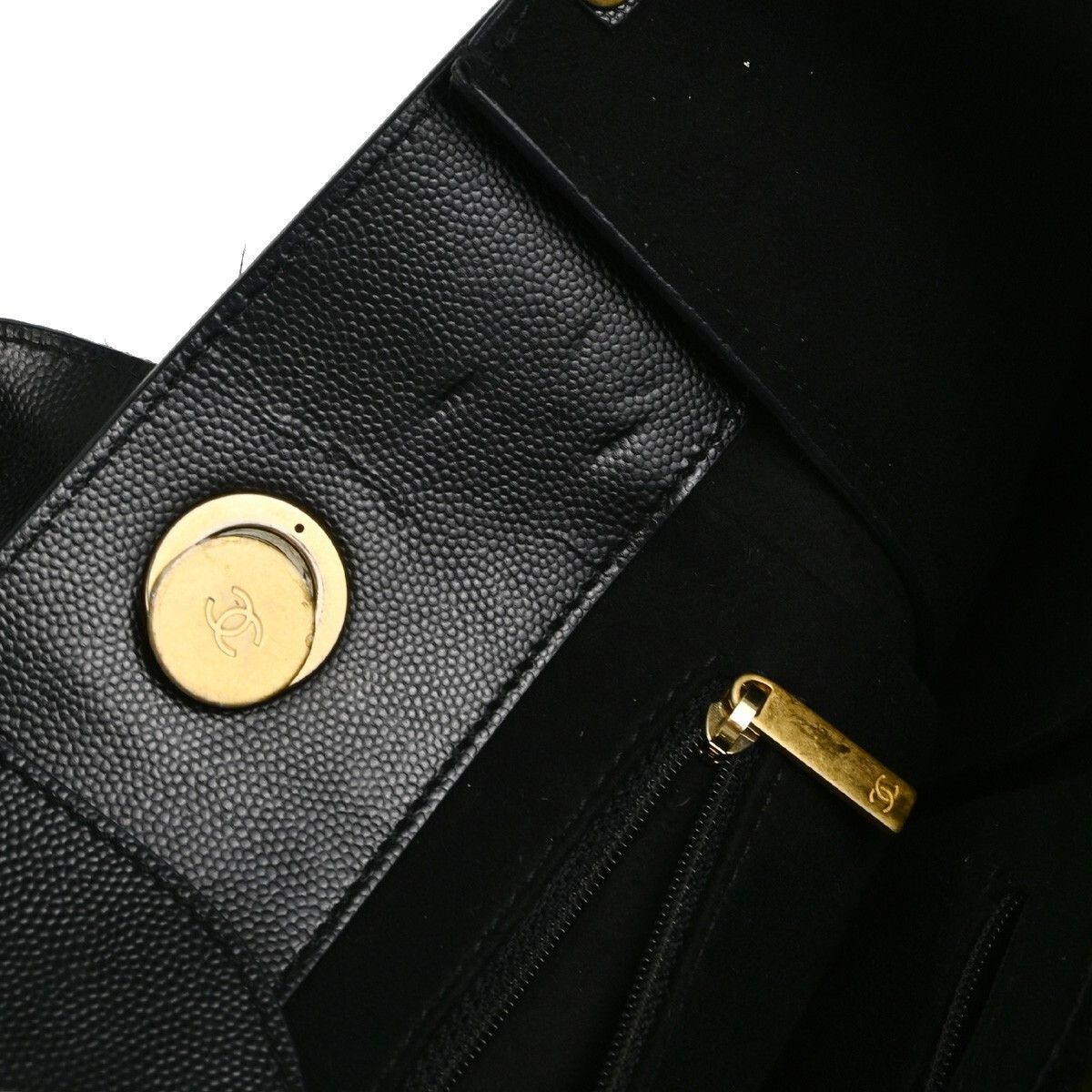 Chanel Chanel Deauville Tote Studded Caviar Size ONE SIZE - 9 Thumbnail