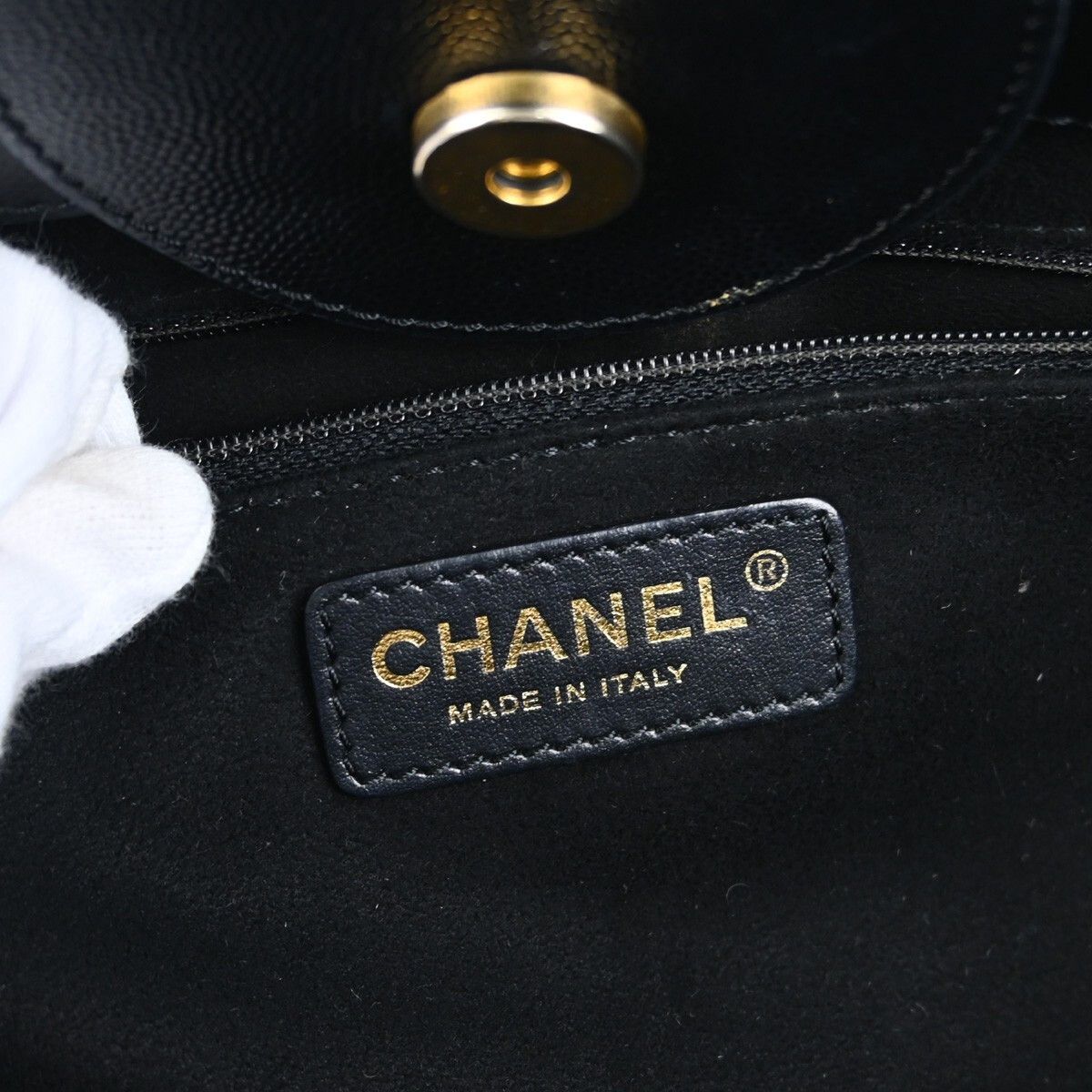 Chanel Chanel Deauville Tote Studded Caviar Size ONE SIZE - 4 Thumbnail