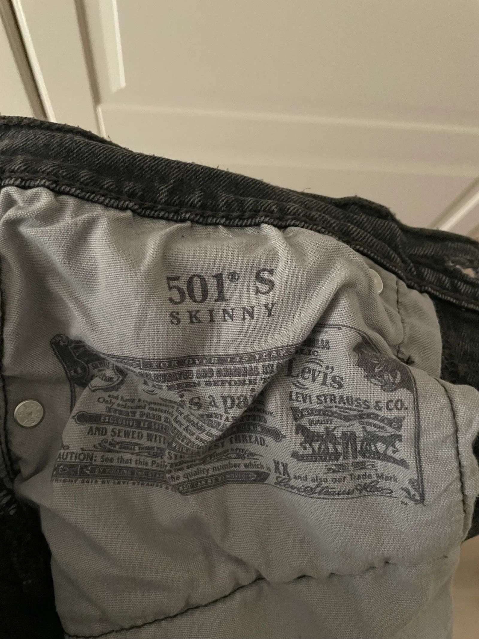 Levi's Levi's 501 Skinny Jeans Size 27" / US 4 / IT 40 - 2 Thumbnail