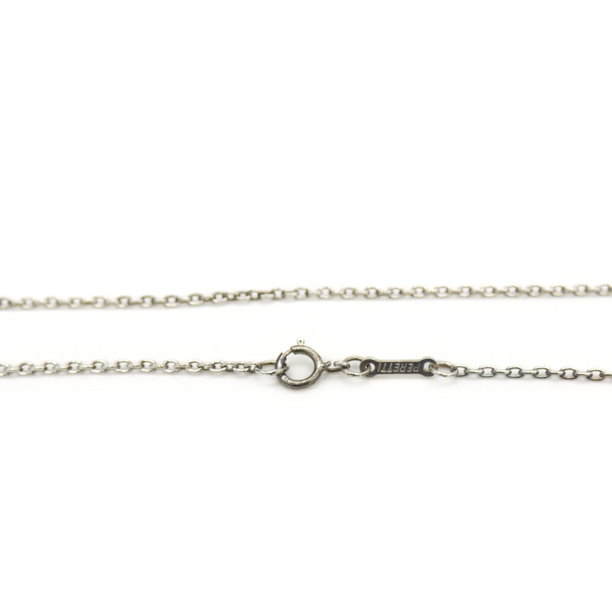 Tiffany & Co. TIFFANY & Co. Tiffany Elsa Peretti Heart Pendant Necklace Silver 925 Azuki Chain Size ONE SIZE - 4 Thumbnail