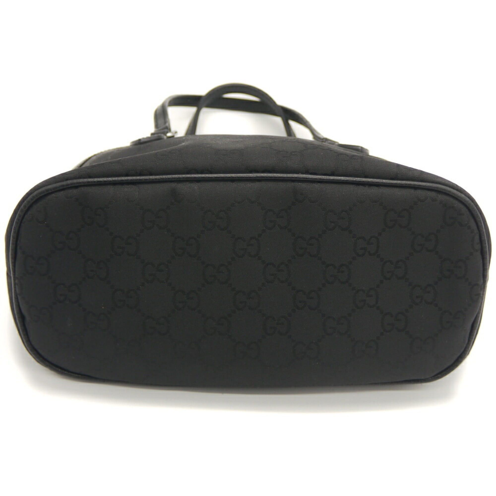 Gucci GUCCI GG Nylon Handbag Shoulder Bag 341504 493075 Black Size ONE SIZE - 3 Thumbnail