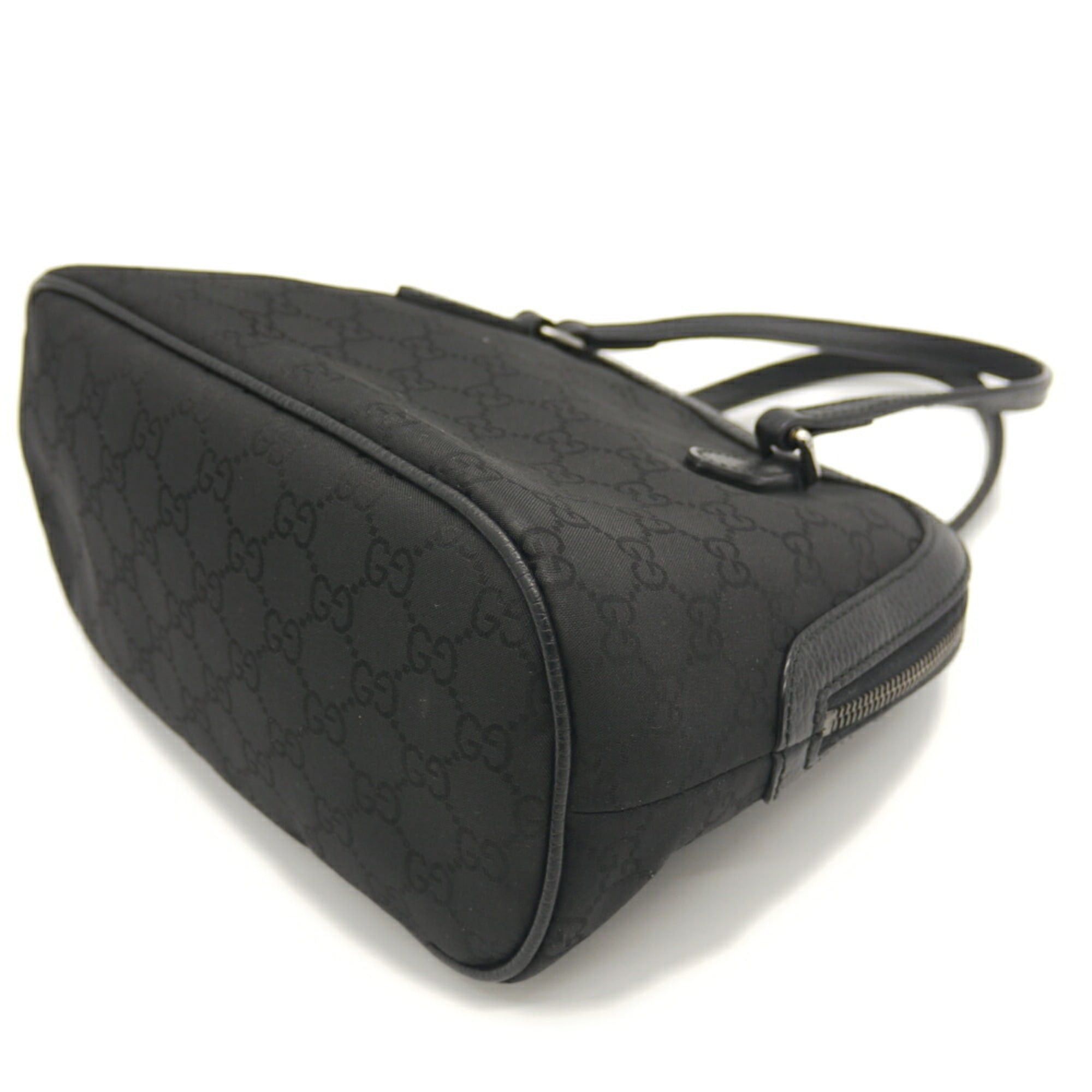Gucci GUCCI GG Nylon Handbag Shoulder Bag 341504 493075 Black Size ONE SIZE - 5 Thumbnail