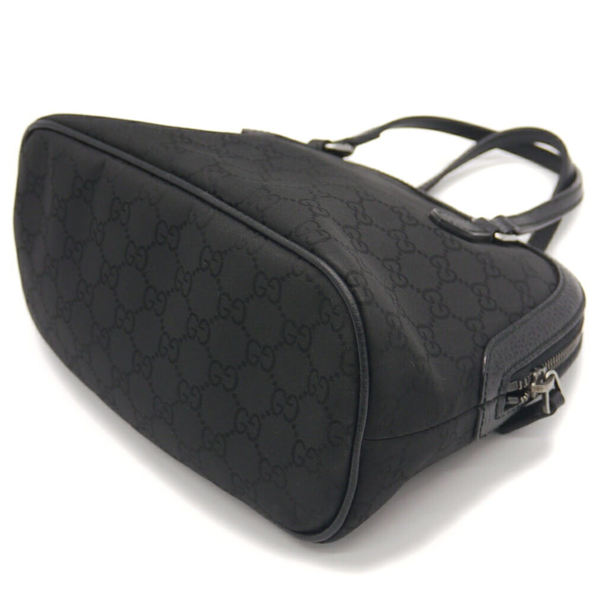 Gucci GUCCI GG Nylon Handbag Shoulder Bag 341504 493075 Black Size ONE SIZE - 4 Thumbnail