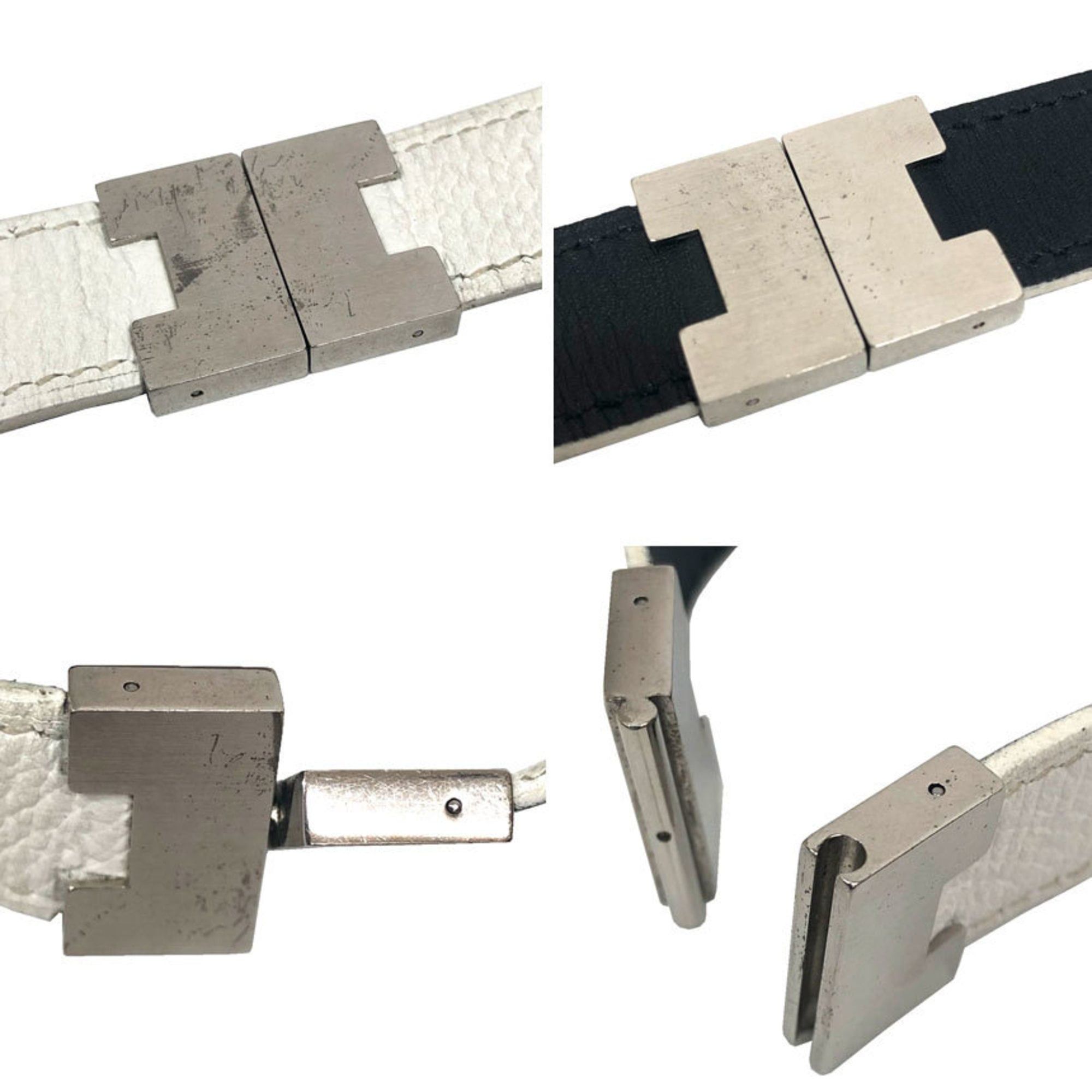Hermes Hermes Bracelet Lurie 3WAY Black x White Size ONE SIZE - 3 Thumbnail