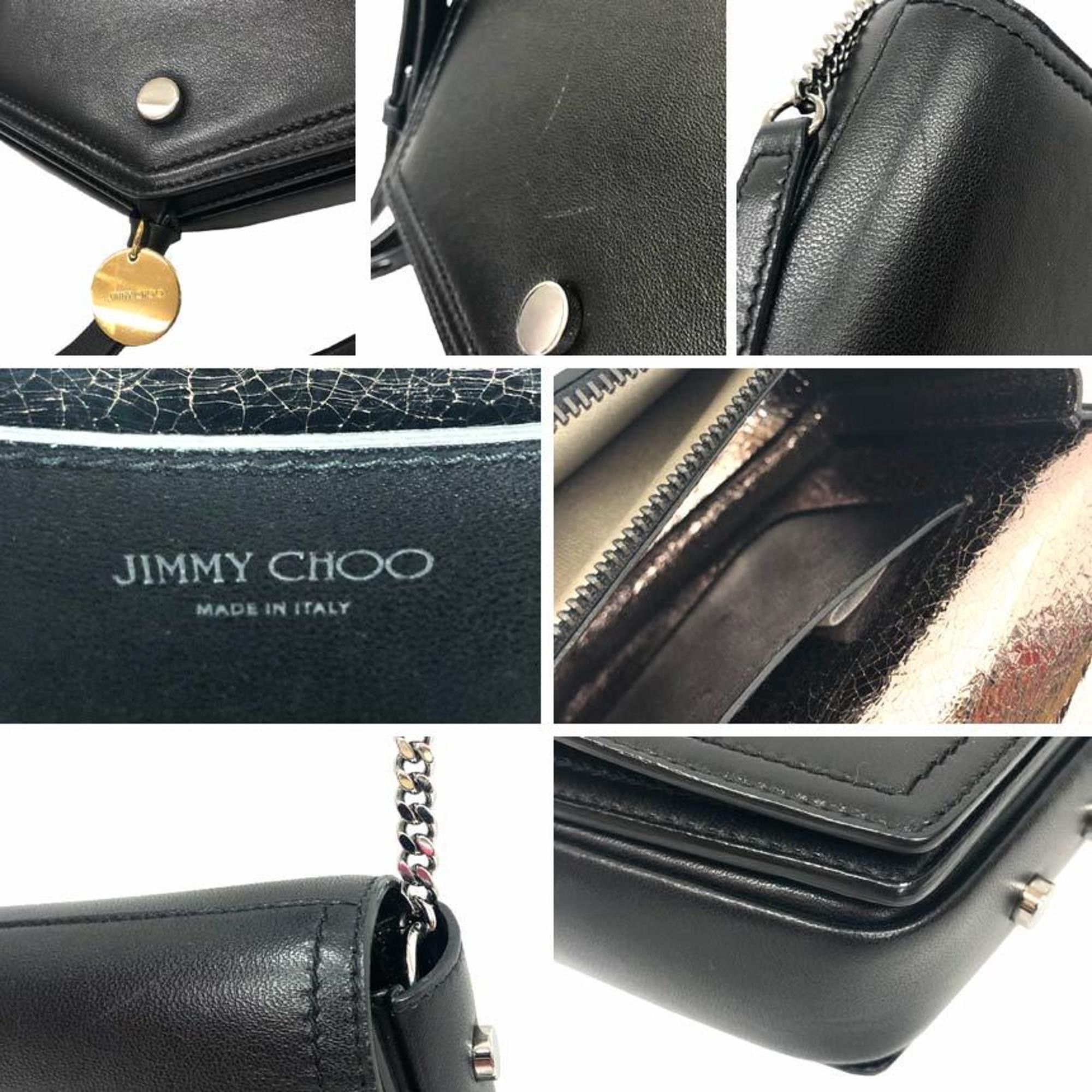 Jimmy Choo JIMMY CHOO Arrow Shoulder Bag/Pochette in Black Leather for Women Size ONE SIZE - 3 Thumbnail