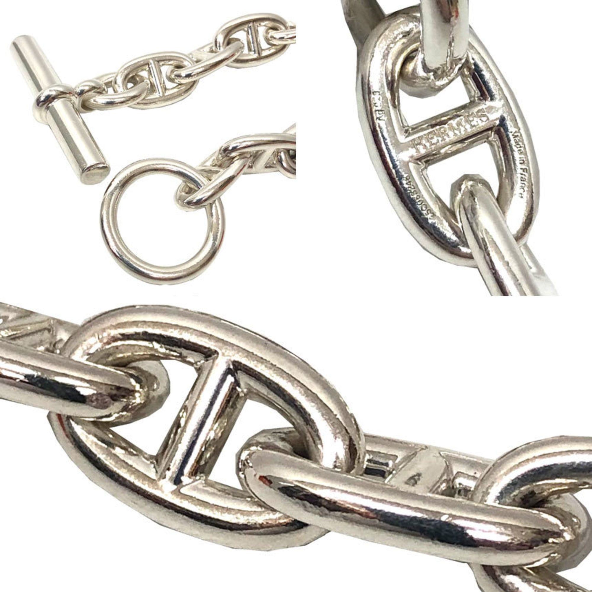 Hermes Hermes Hermès Chaine d'Ancre Bracelet, MM, 16 Links, Silver 925, Men's and Women's Size ONE SIZE - 4 Thumbnail