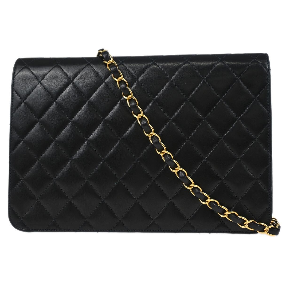 Chanel Chanel Vintage Classic Single Flap Bag Quilted Lambskin Size ONE SIZE - 2 Thumbnail